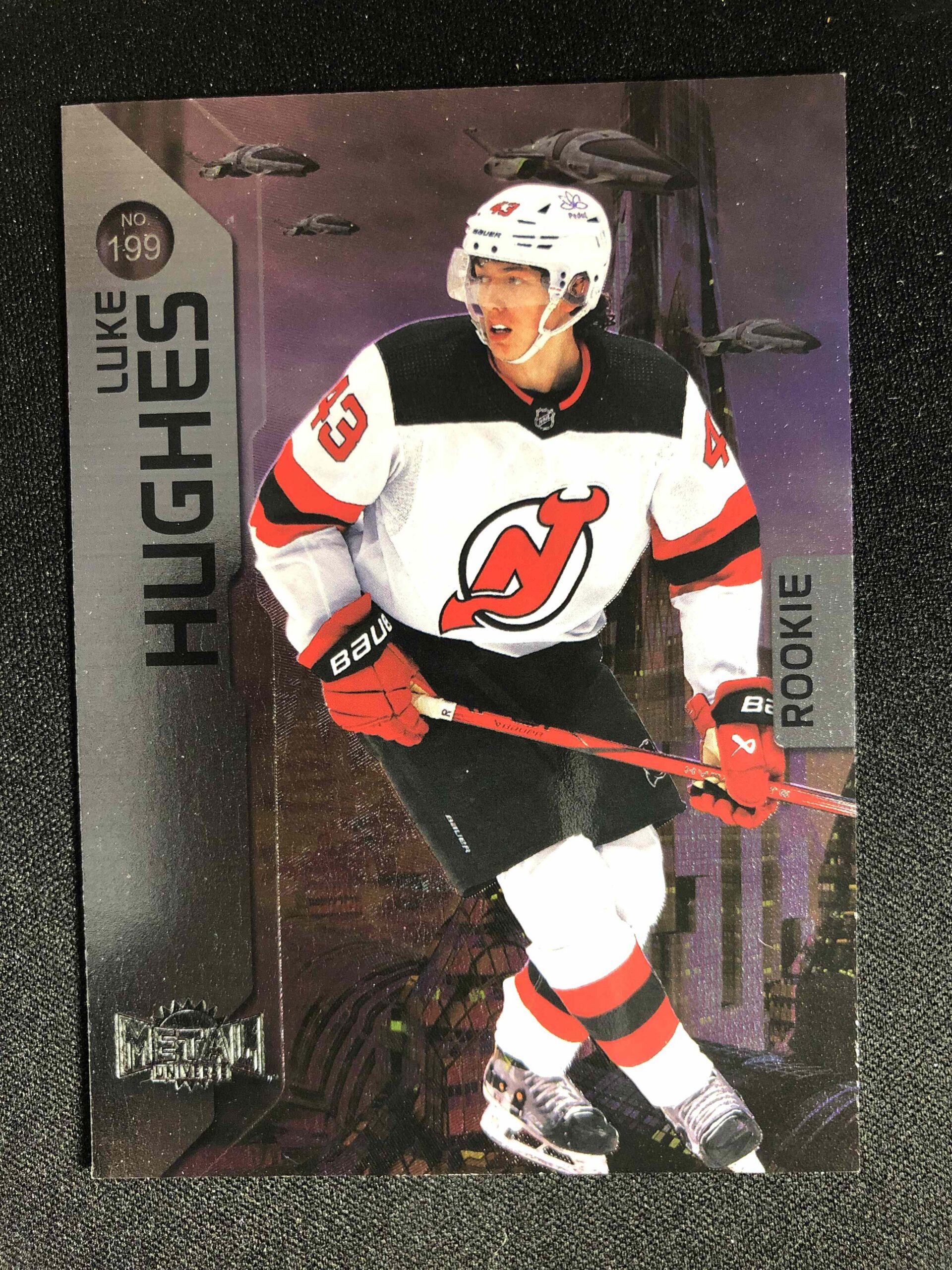 2023/2024 Upper Deck Skybox Metal Universe Base 199 Luke Hughes