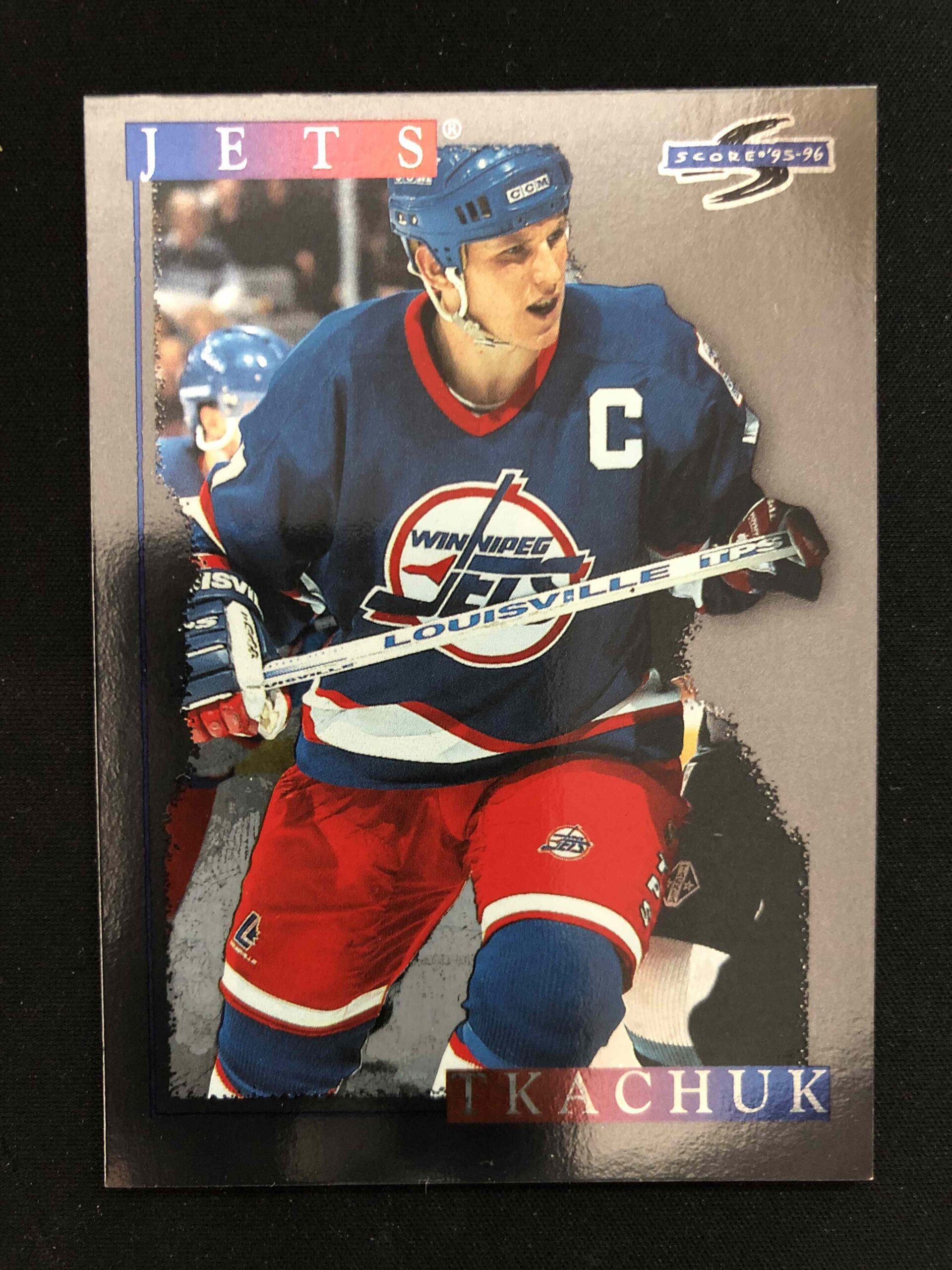 1995/1996 Pinnacle Score Black Ice 33 Keith Tkachuk Paralel