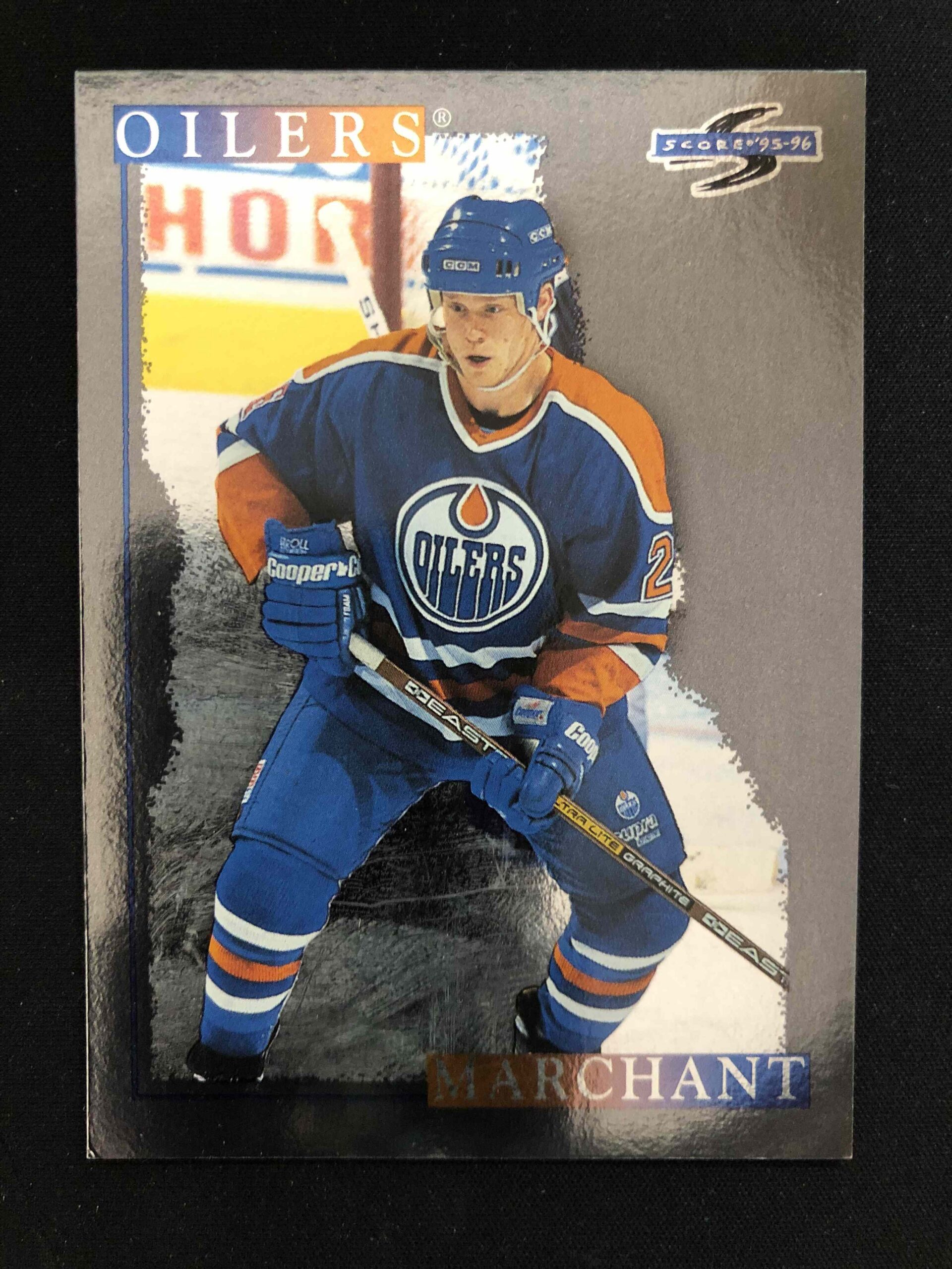 1995/1996 Pinnacle Score Black Ice 34 Todd Marchant Paralel