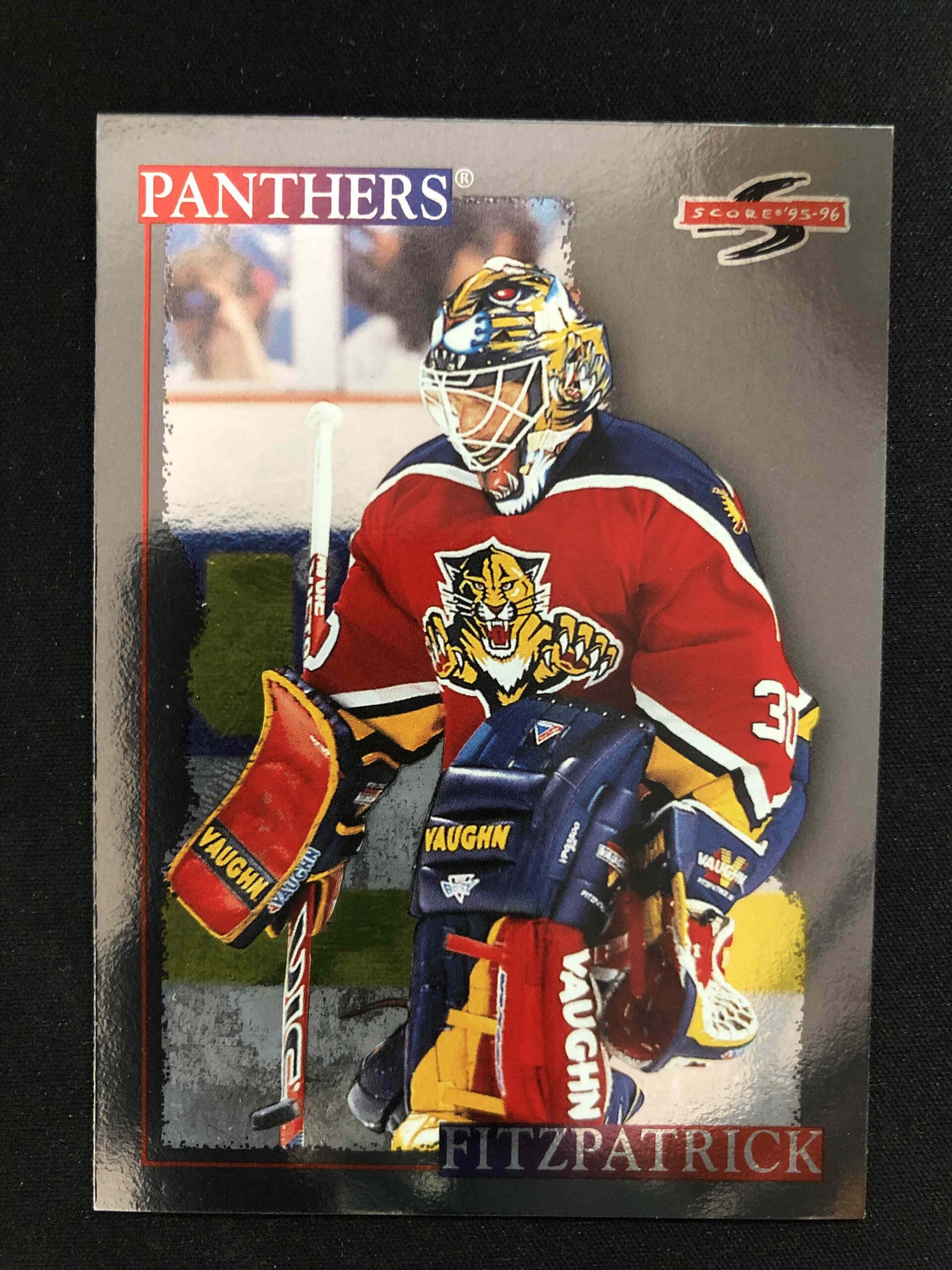 1995/1996 Pinnacle Score Black Ice 173 Mark Fitzpatrick Paralel