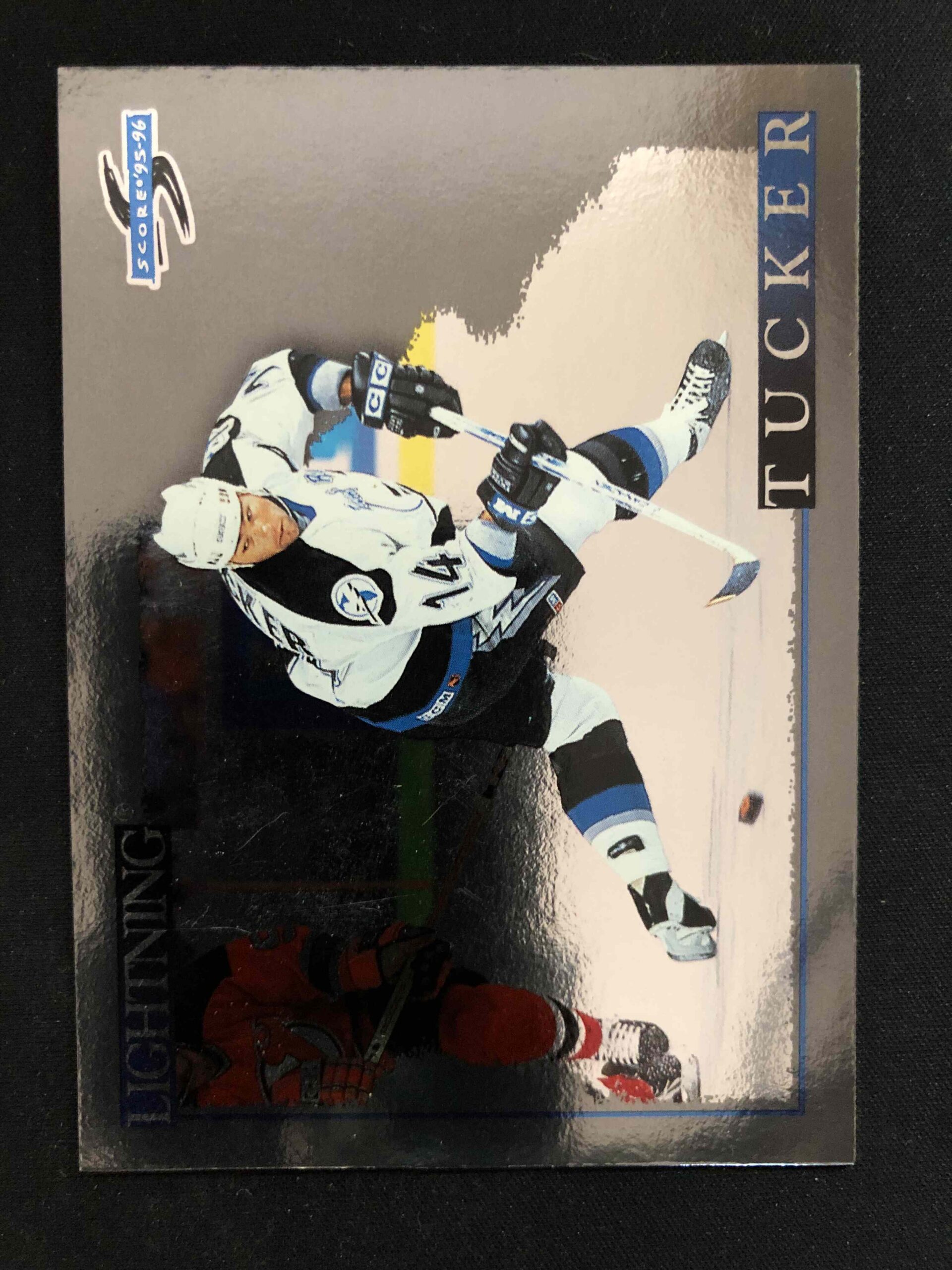 1995/1996 Pinnacle Score Black Ice 191 John Tucker Paralel