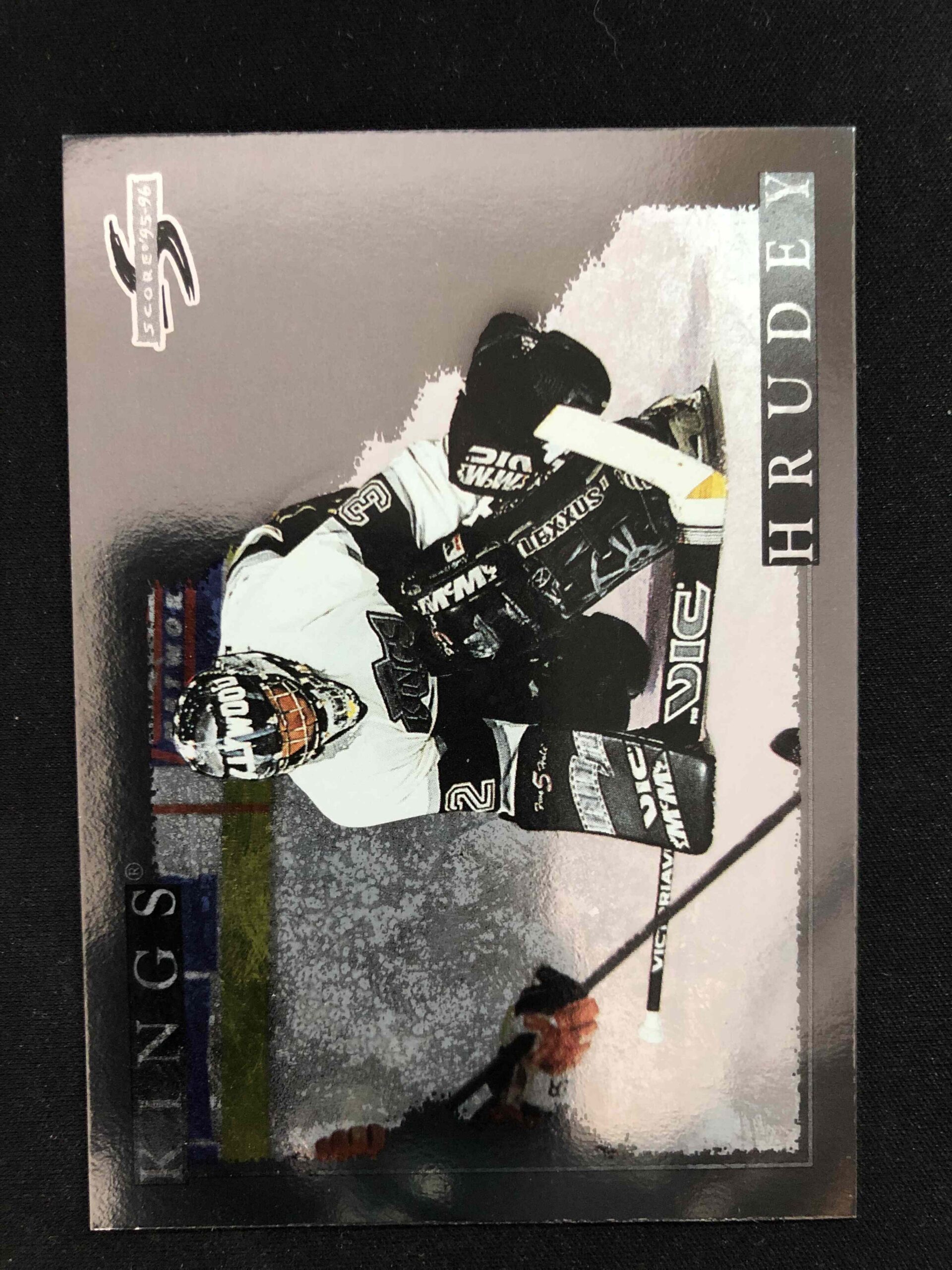 1995/1996 Pinnacle Score Black Ice 198 Kelly Hrudey Paralel