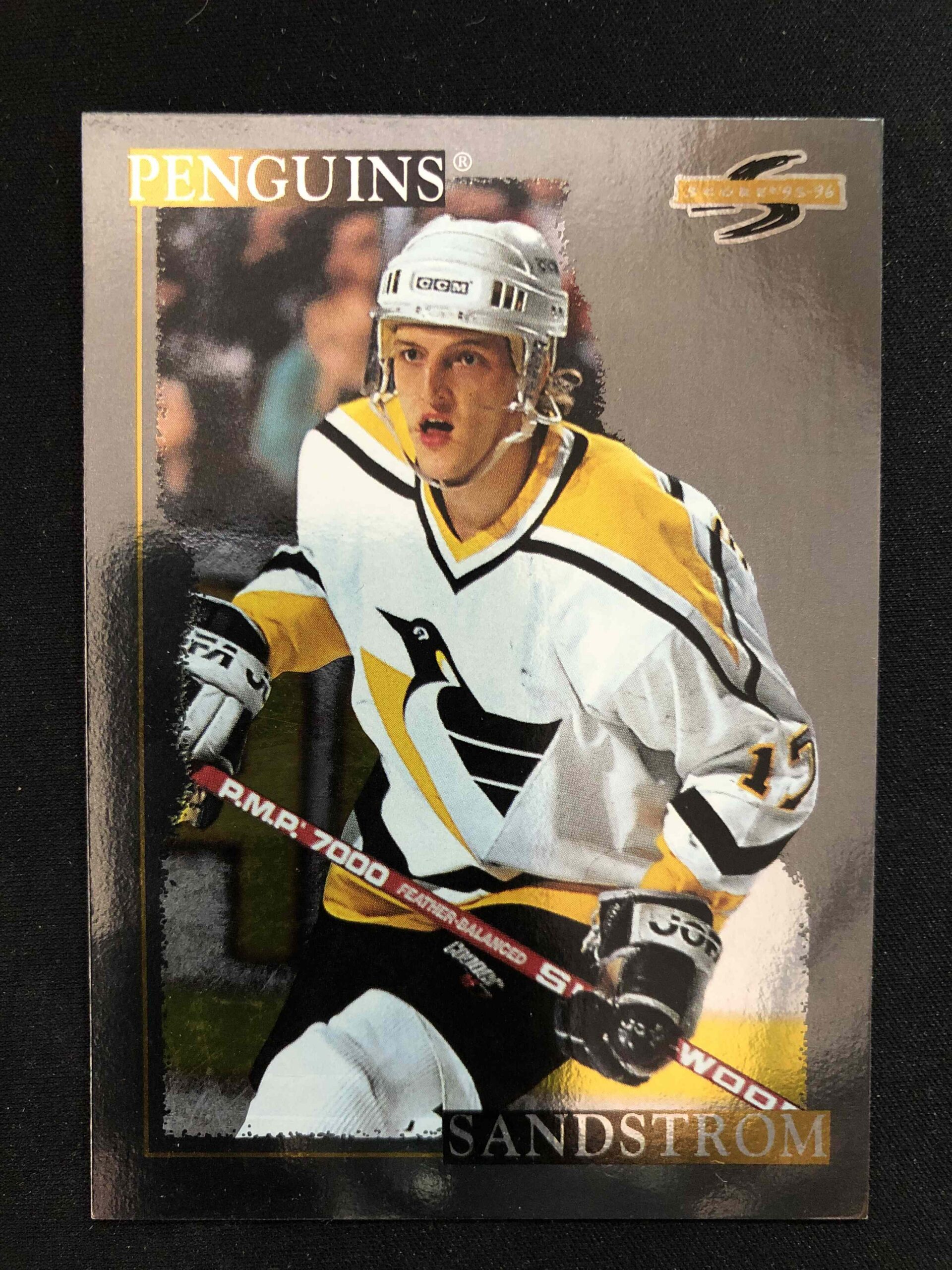 1995/1996 Pinnacle Score Black Ice 279 Tomas Sandstrom Paralel