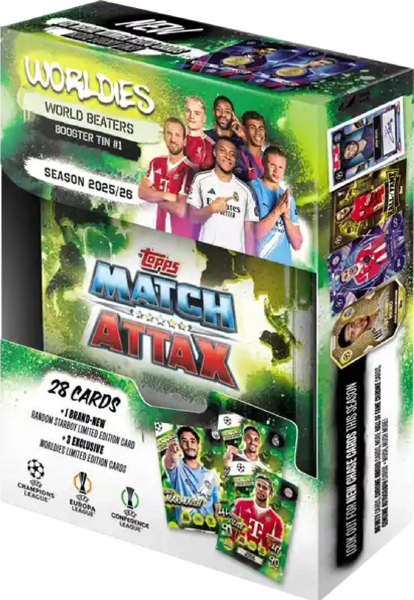 2025/2026 Topps Match Attax UEFA Club Competitions Mini Tin 1 World Beaters