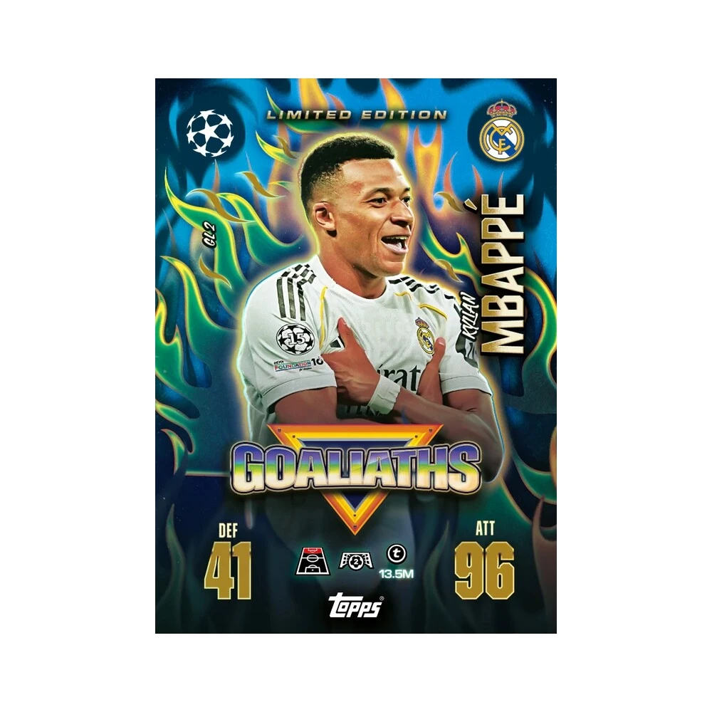 2025/2026 Topps Match Attax EXTRA UEFA Club Competitions Mega Tin Goaliath - Obrázek 2