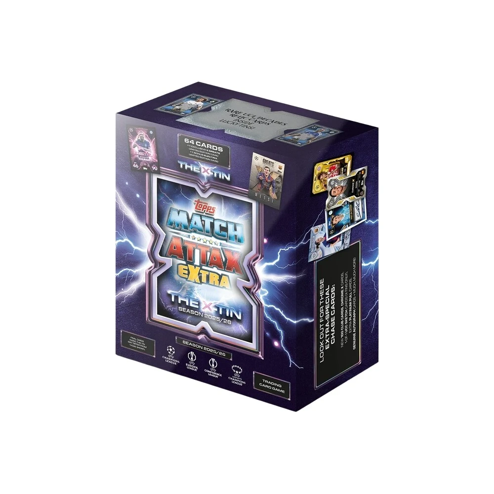 2025/2026 Topps Match Attax EXTRA UEFA Club Competitions The X Tin