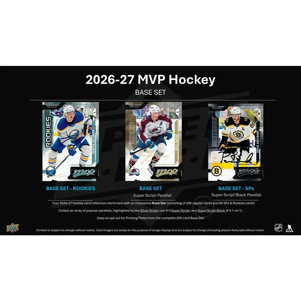 2026/2027 Upper Deck MVP Hockey Hobby balíček - Obrázek 3