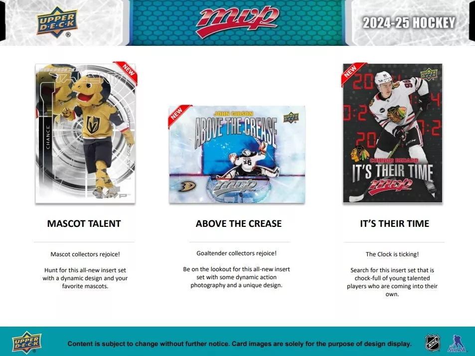 2024/2025 Upper Deck MVP Hockey Blaster box - Obrázek 3