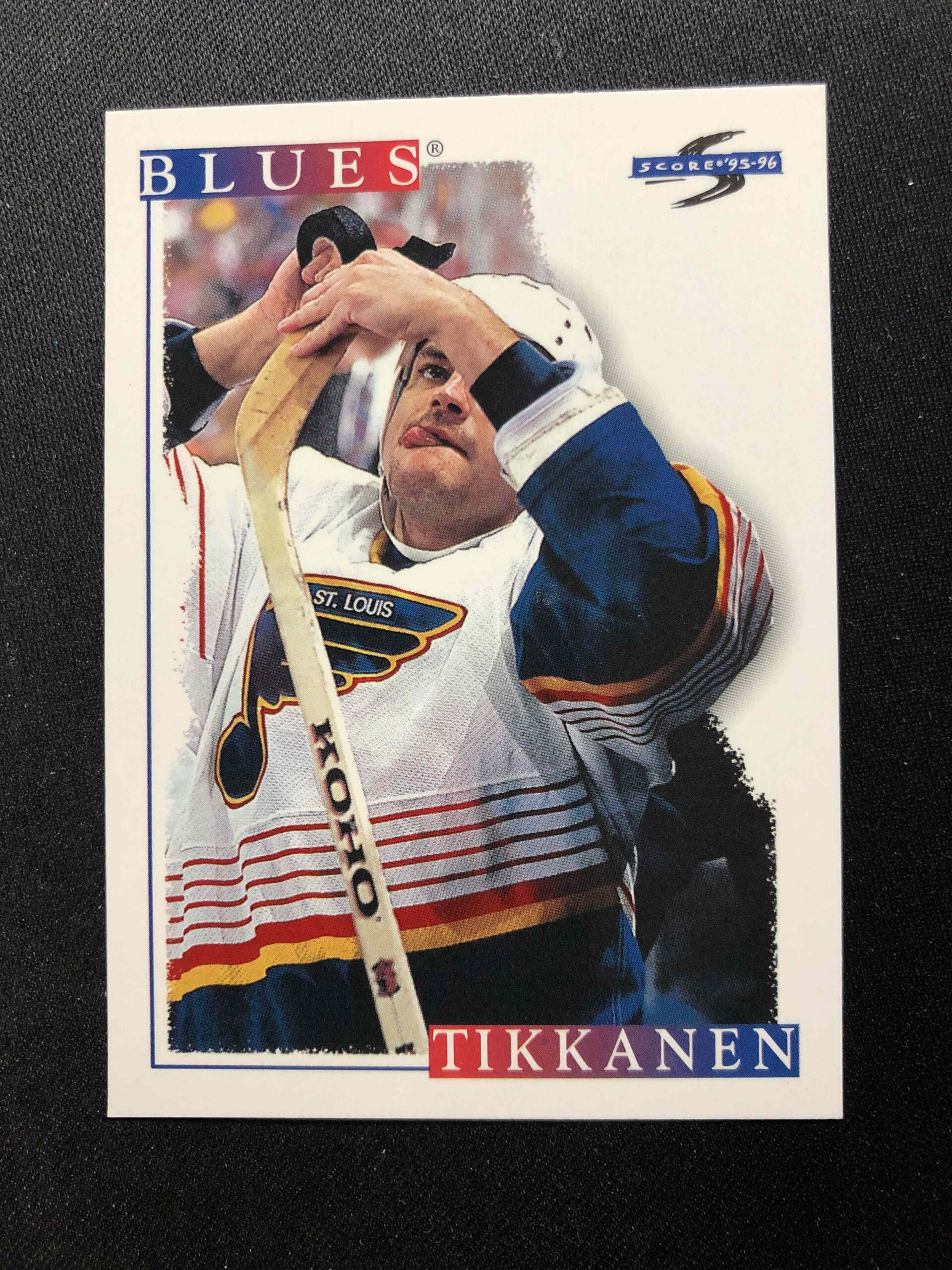 1995/1996 Pinnacle Score Base 123 Esa Tikkanen