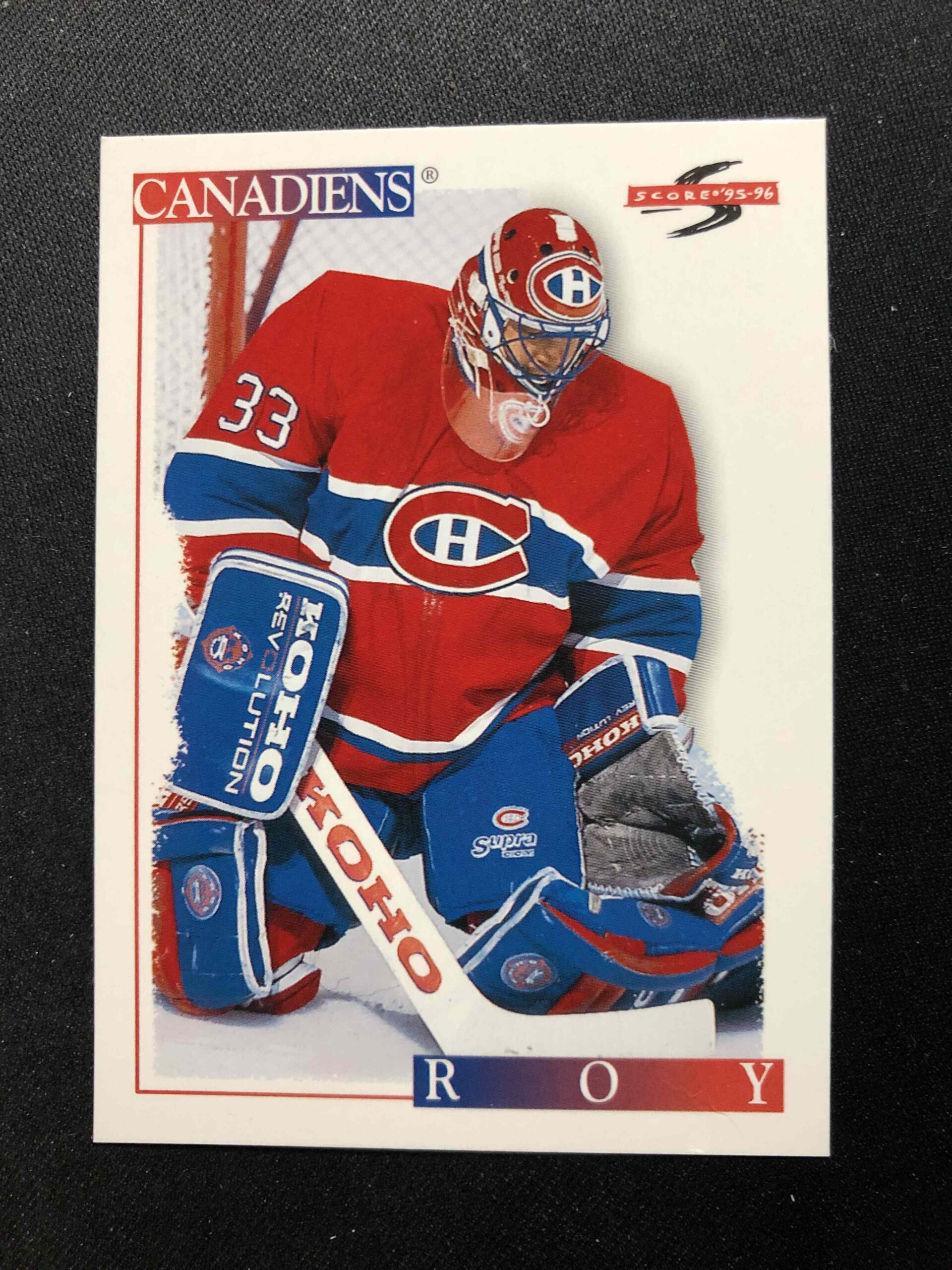 1995/1996 Pinnacle Score Base 145 Patrick Roy