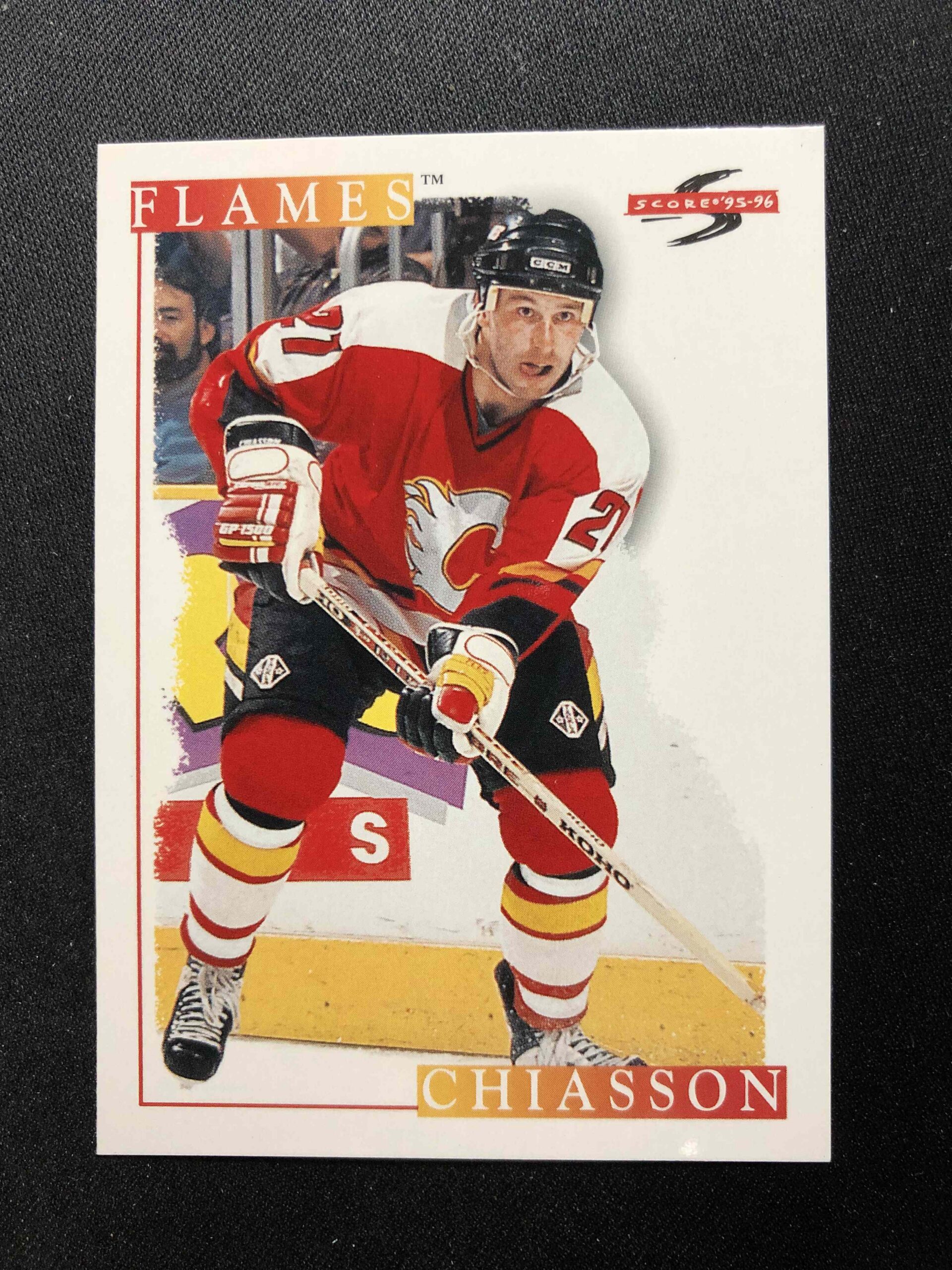 1995/1996 Pinnacle Score Base 146 Steve Chiasson