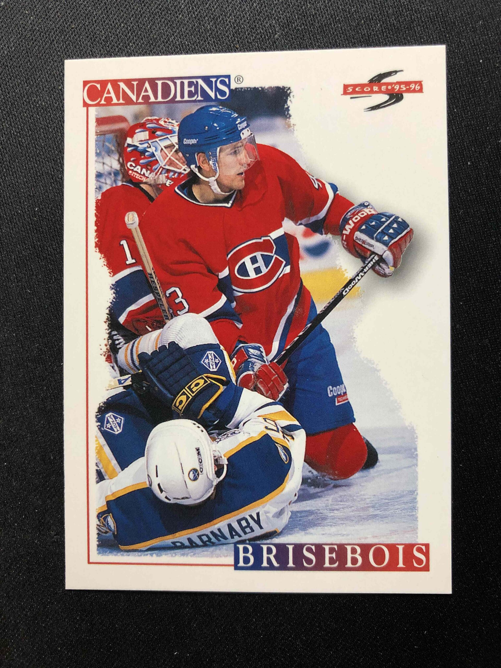 1995/1996 Pinnacle Score Base 148 Patrice Brisebois