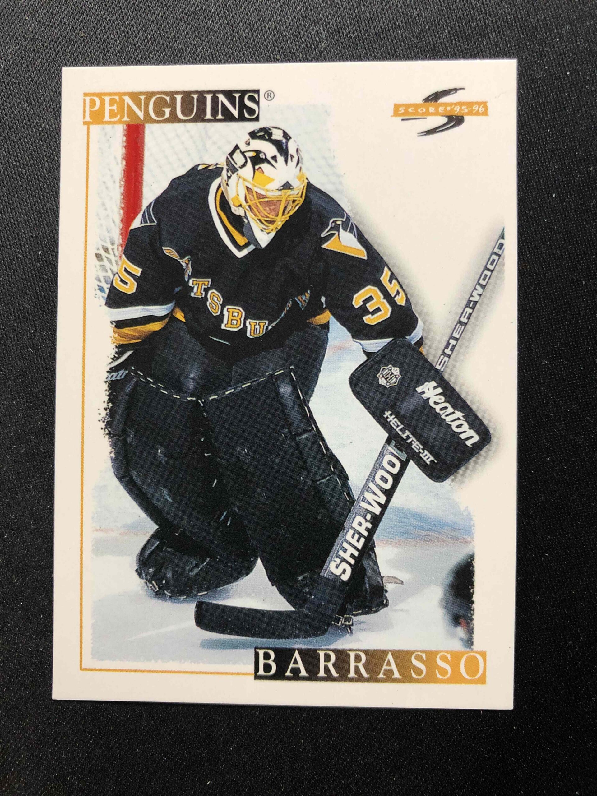1995/1996 Pinnacle Score Base 152 Tom Barrasso