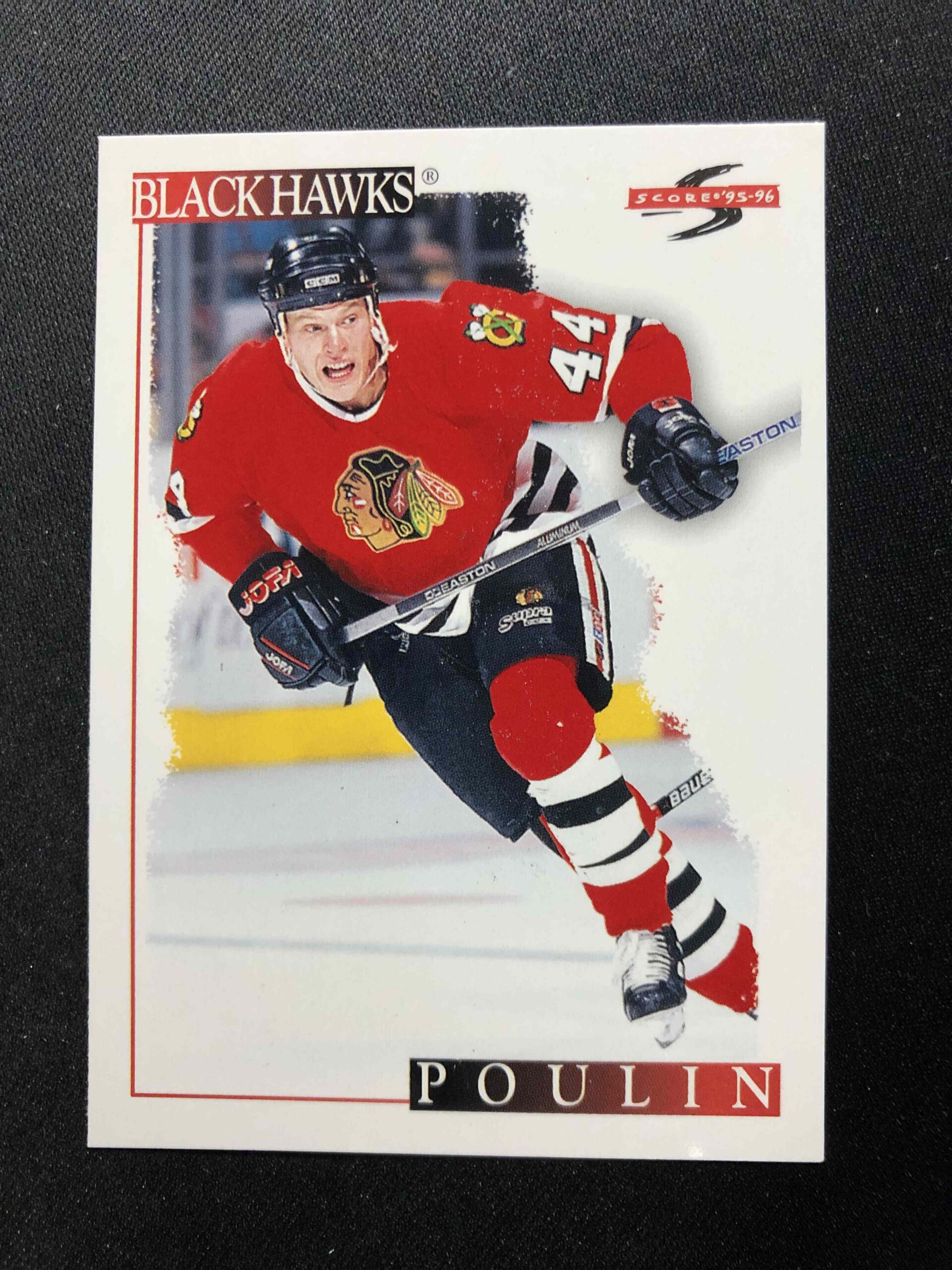 1995/1996 Pinnacle Score Base 158 Patrick Poulin