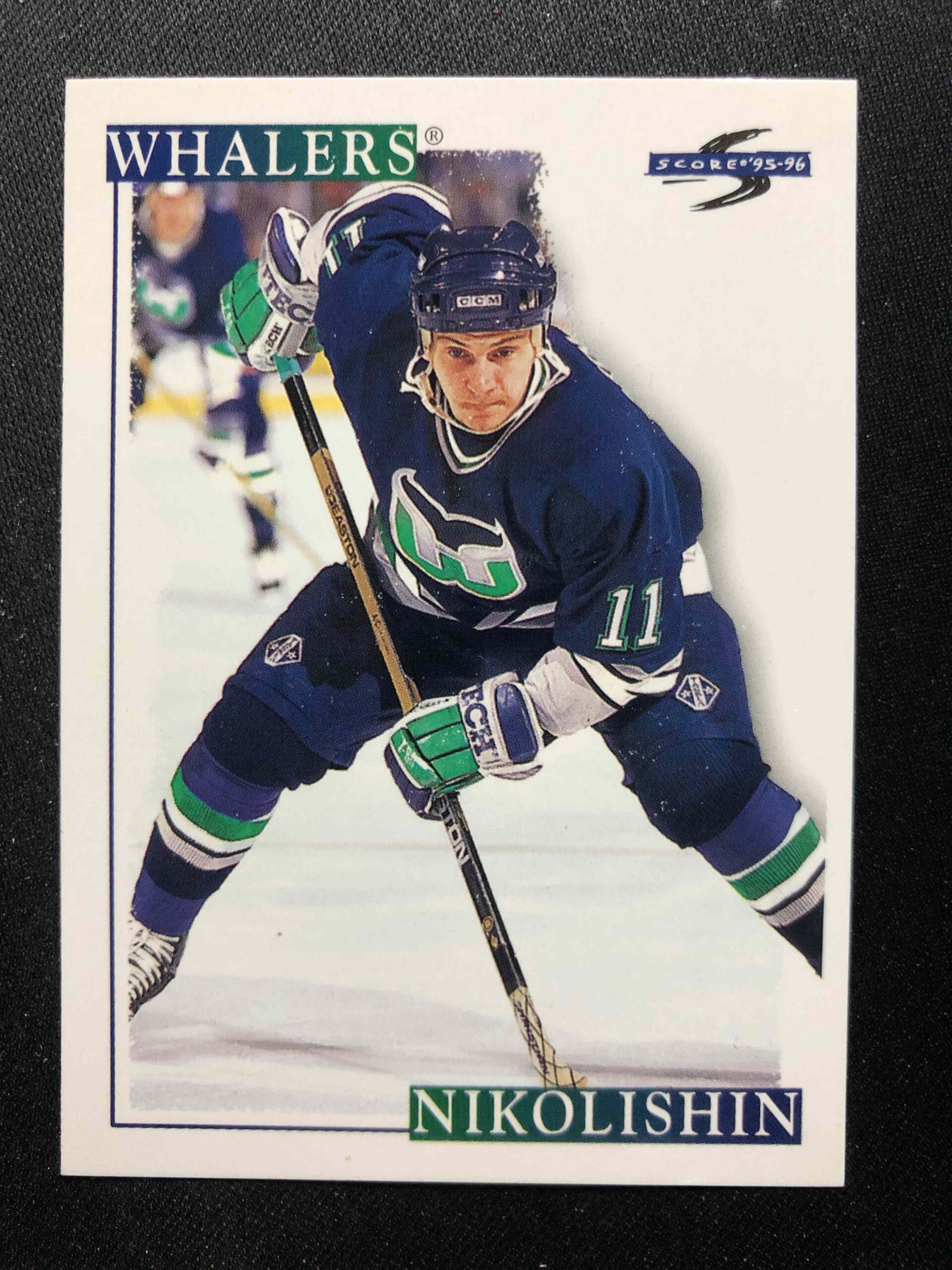 1995/1996 Pinnacle Score Base 169 Andrei Nikolishin