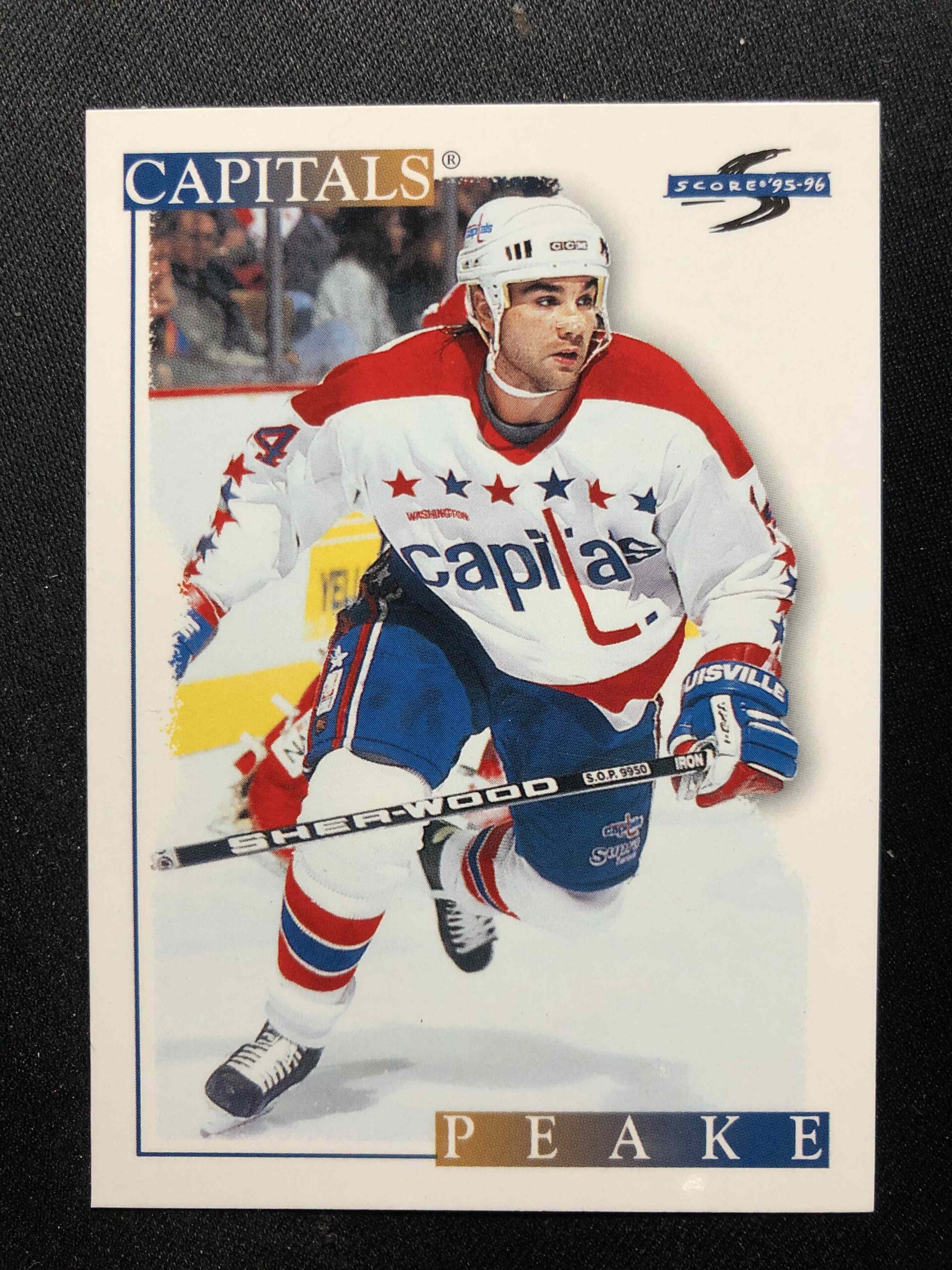1995/1996 Pinnacle Score Base 181 Pat Peake