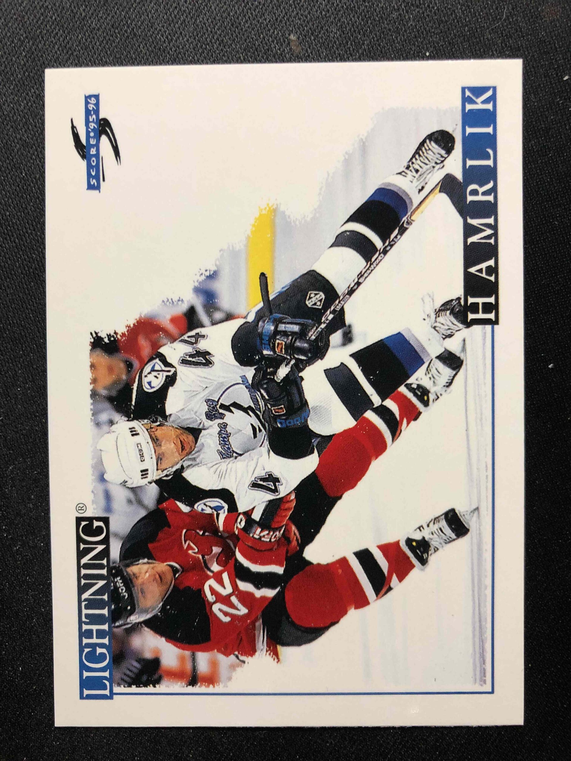 1995/1996 Pinnacle Score Base 185 Roman Hamrlik