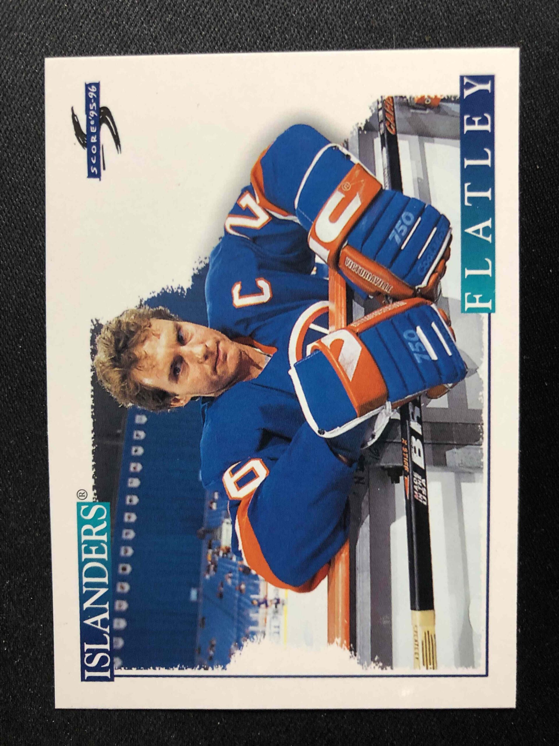1995/1996 Pinnacle Score Base 196 Patrick Flatley