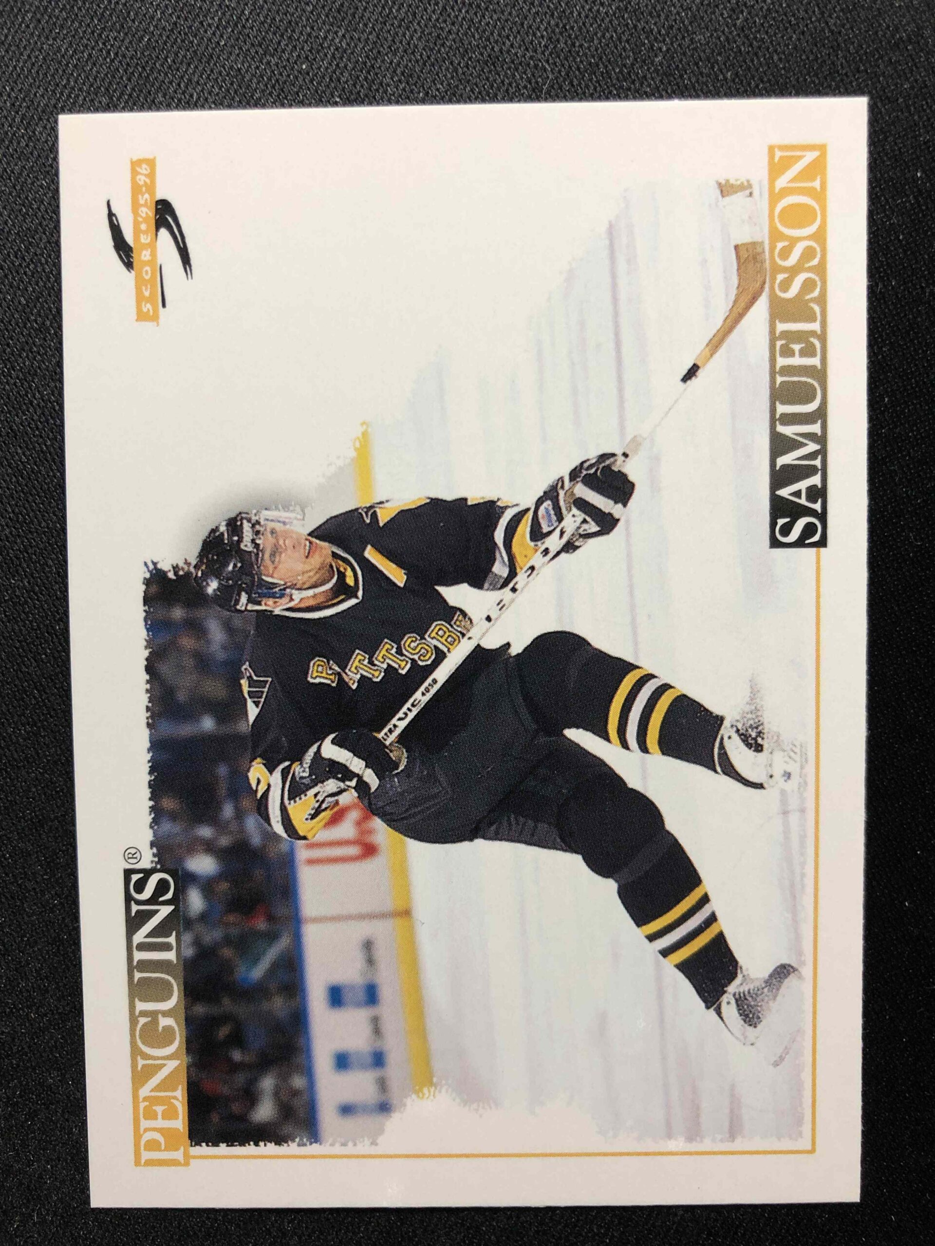 1995/1996 Pinnacle Score Base 203 Ulf Samuelsson
