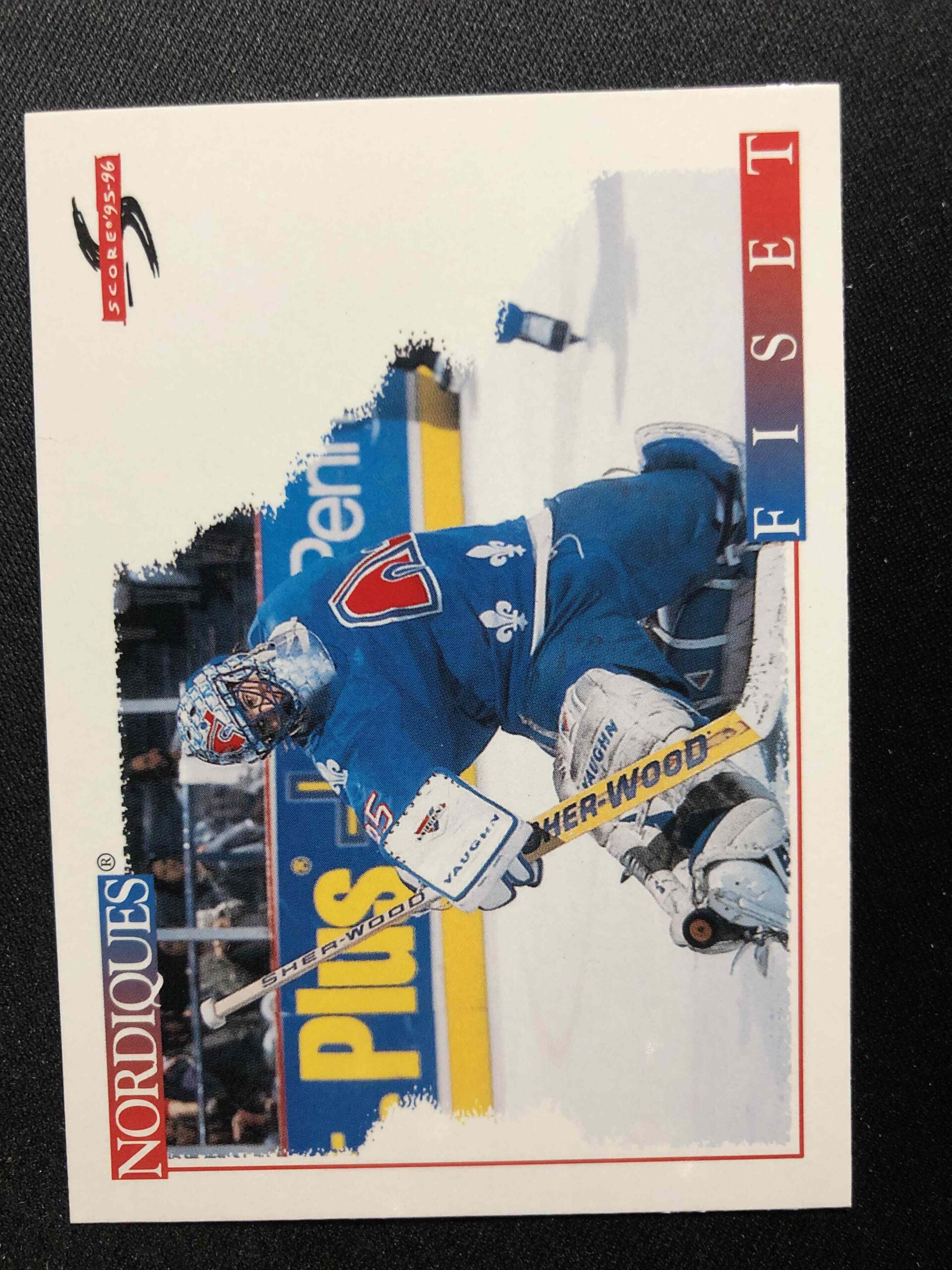 1995/1996 Pinnacle Score Base 205 Stephane Fiset