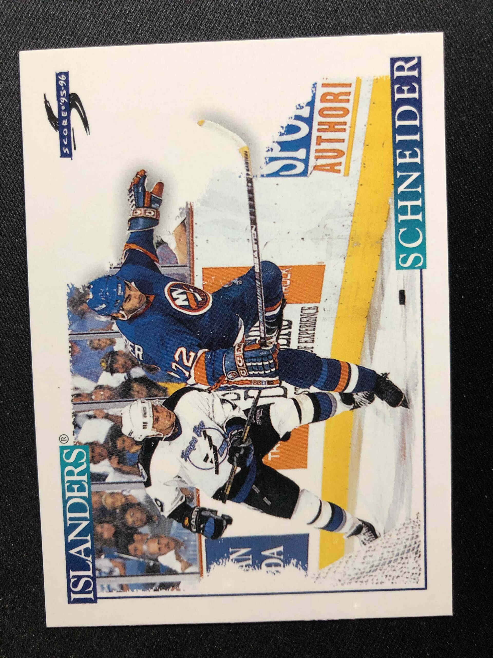 1995/1996 Pinnacle Score Base 206 Mathieu Schneider