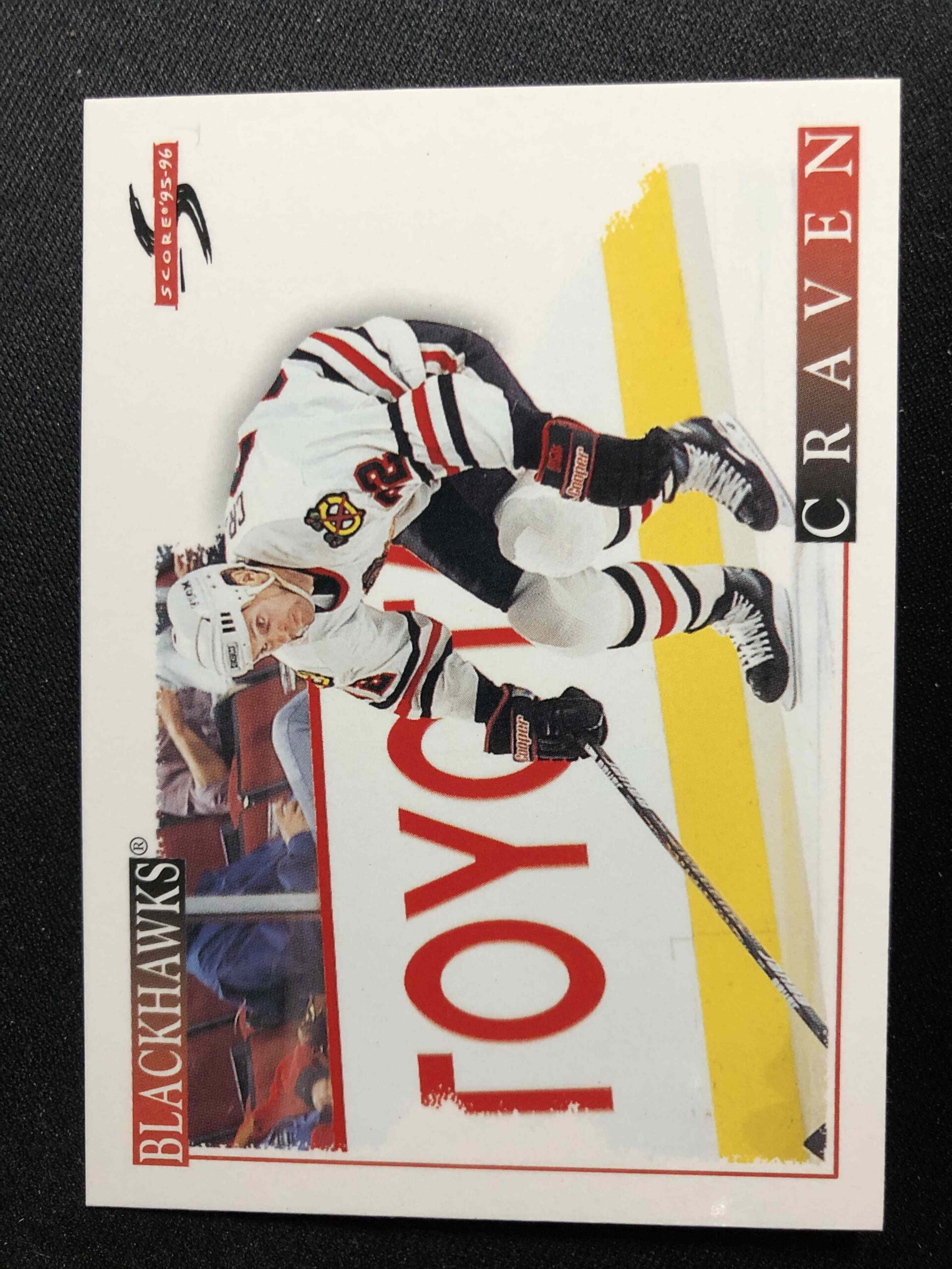 1995/1996 Pinnacle Score Base 214 Murray Craven