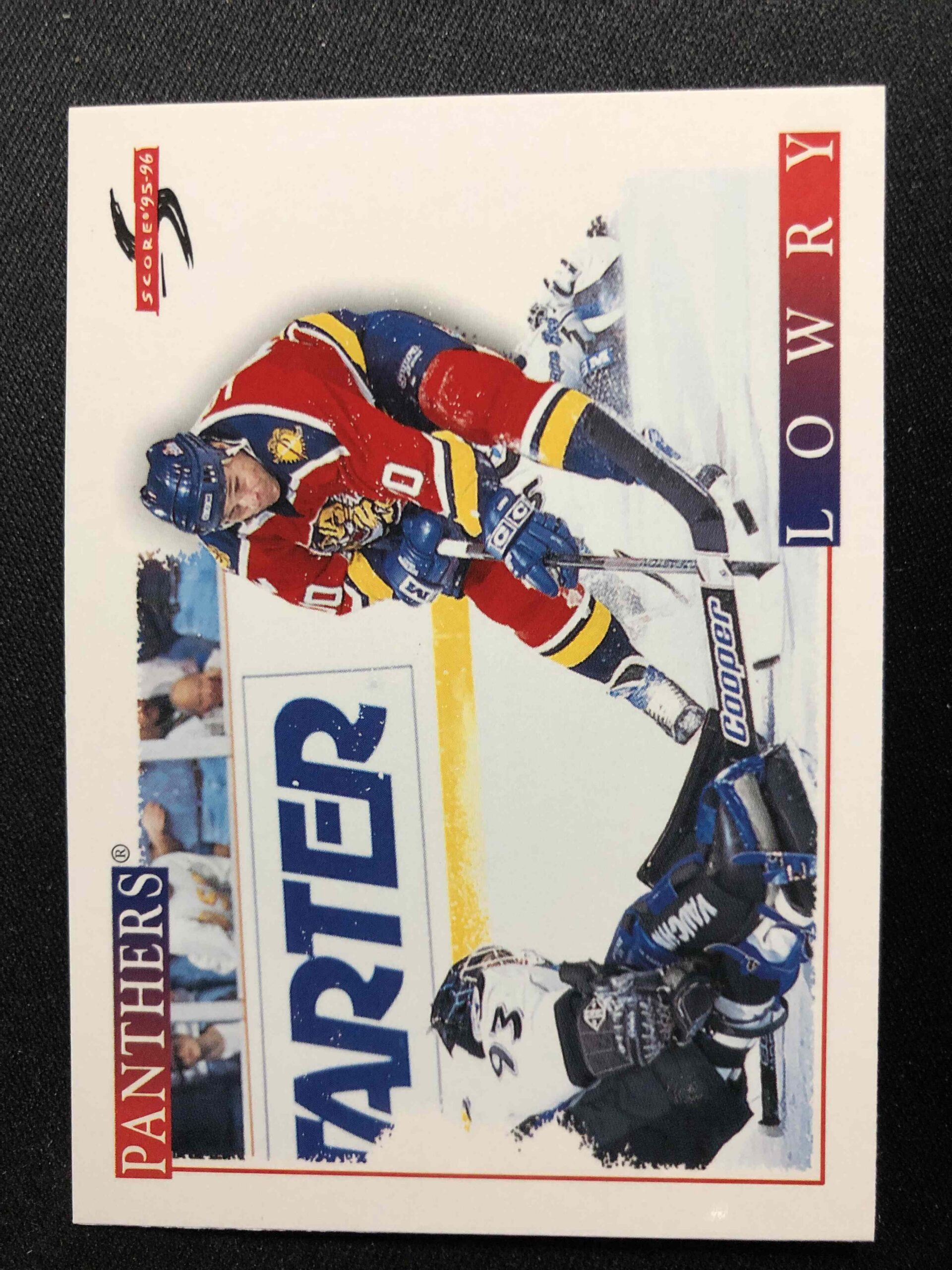 1995/1996 Pinnacle Score Base 218 Dave Lowry