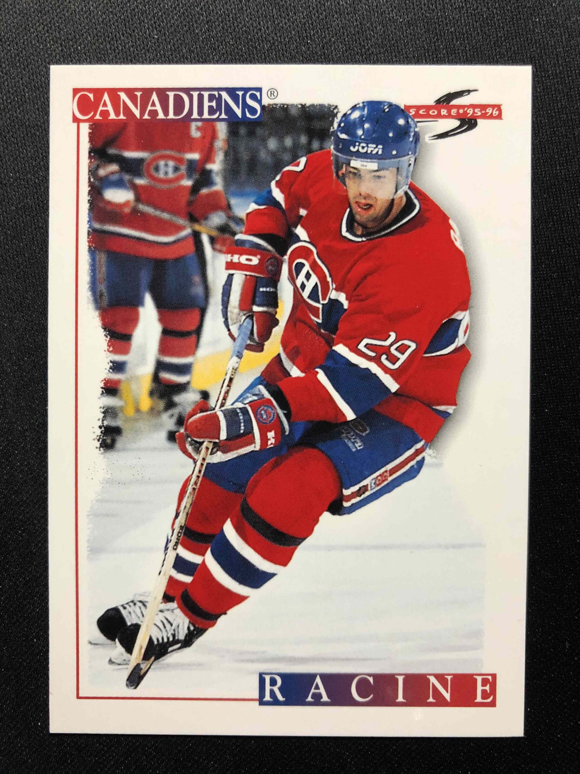 1995/1996 Pinnacle Score Base 221 Yves Racine