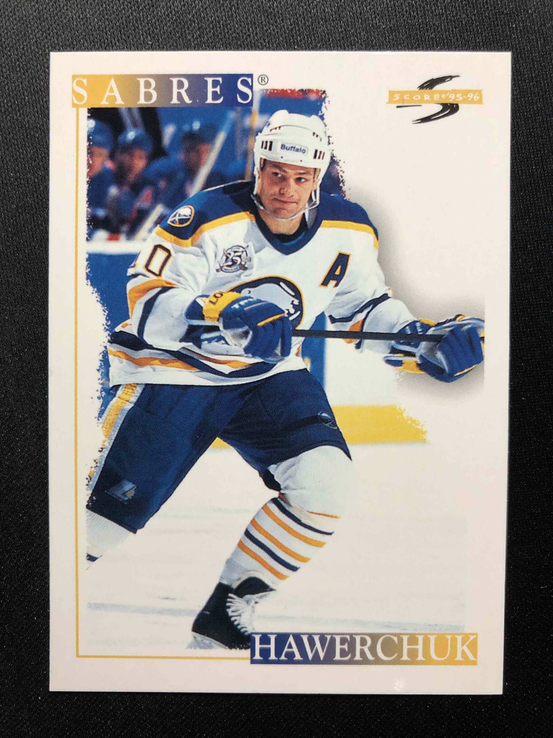 1995/1996 Pinnacle Score Base 222 Dale Hawerchuk