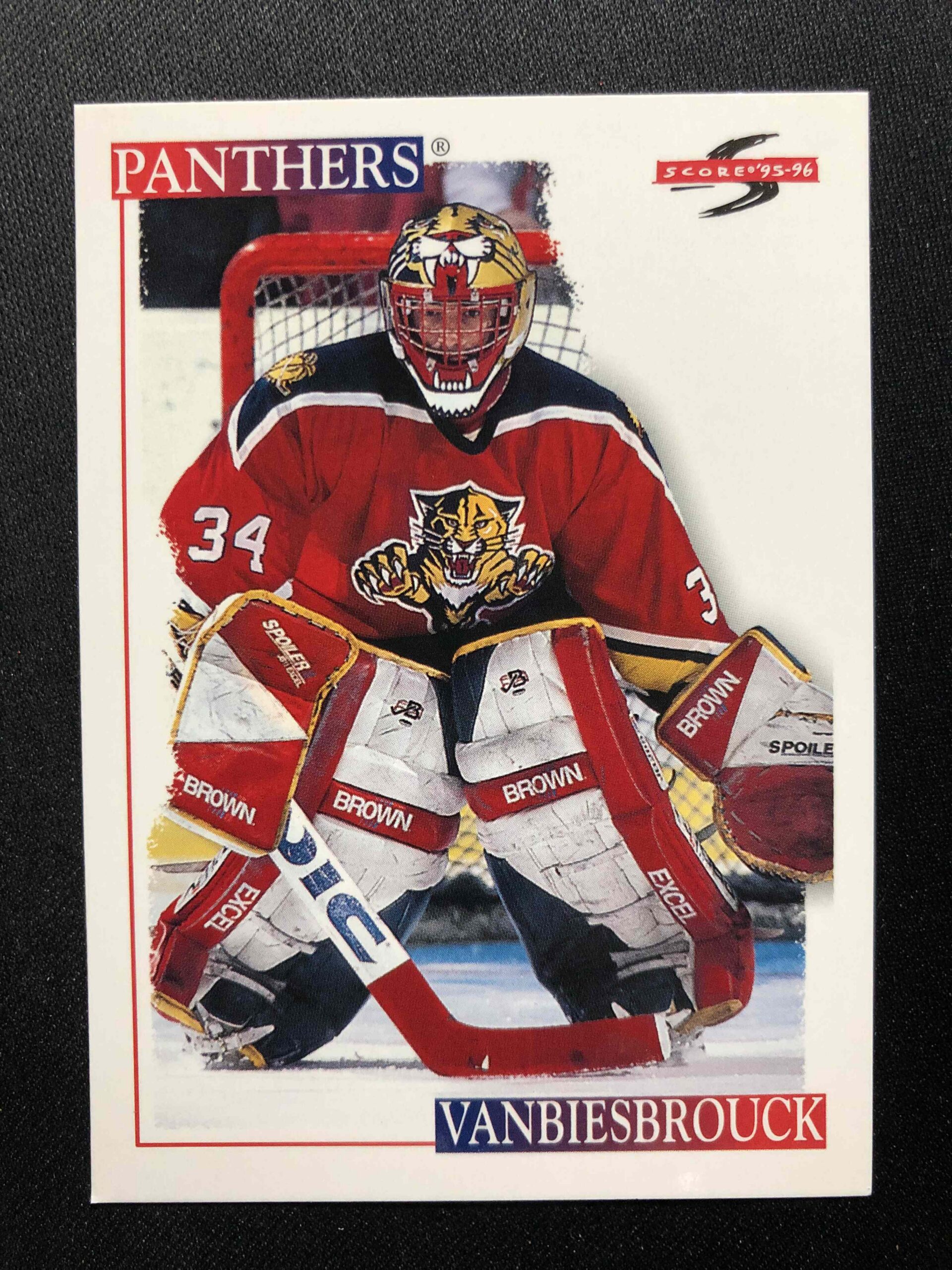 1995/1996 Pinnacle Score Base 241 John Vanbiesbrouck