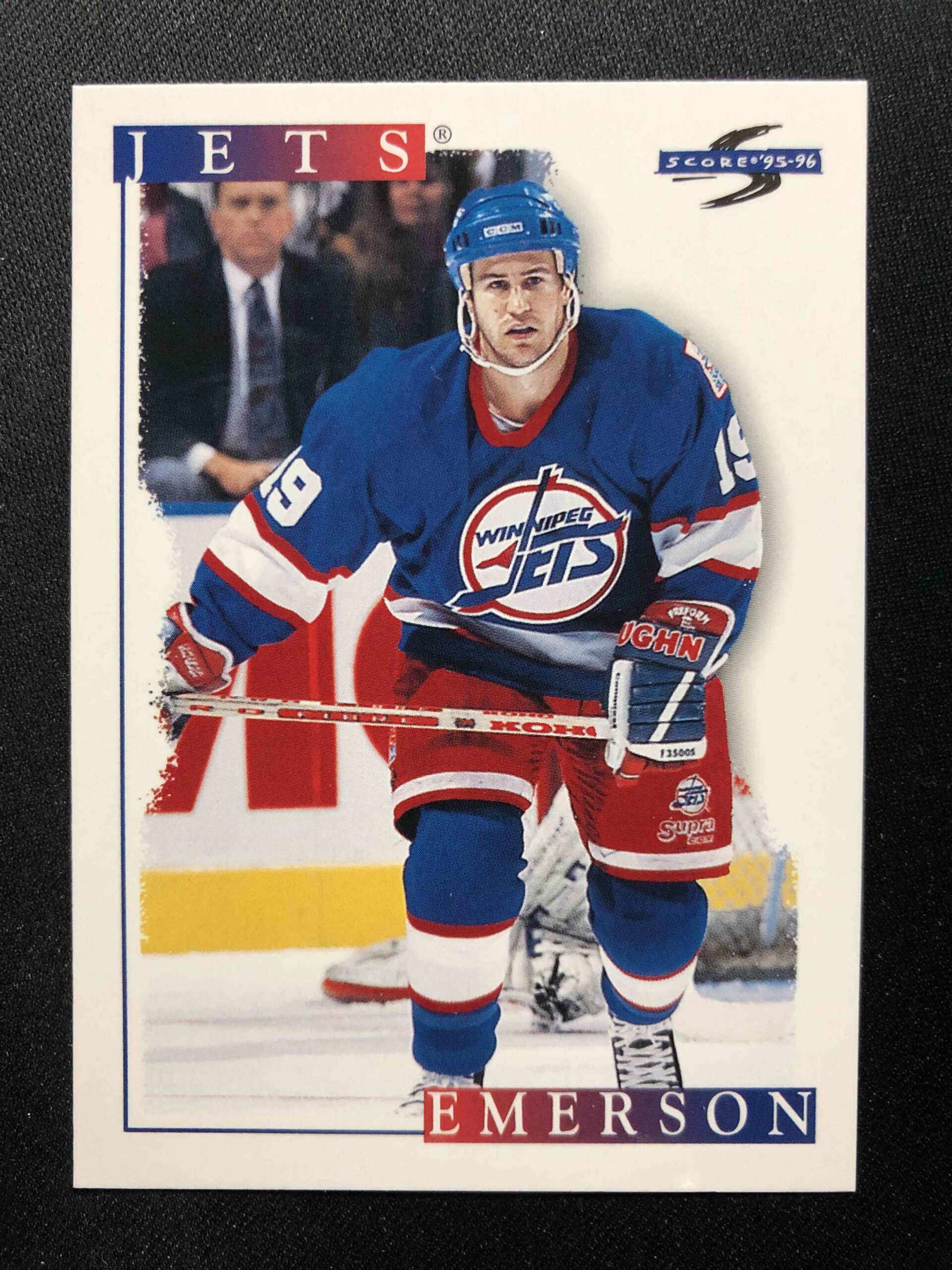 1995/1996 Pinnacle Score Base 259 Nelson Emerson