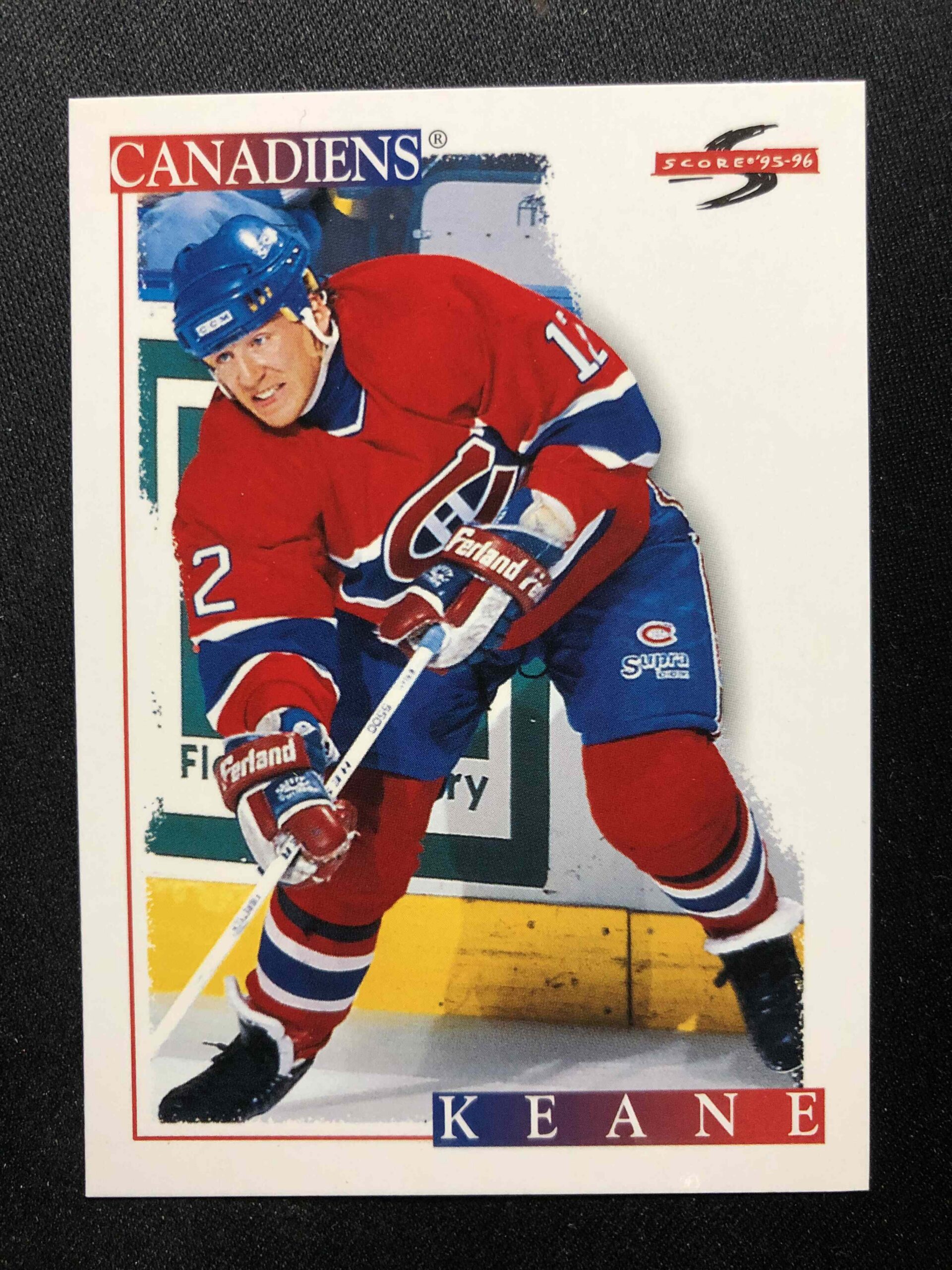 1995/1996 Pinnacle Score Base 266 Mike Keane