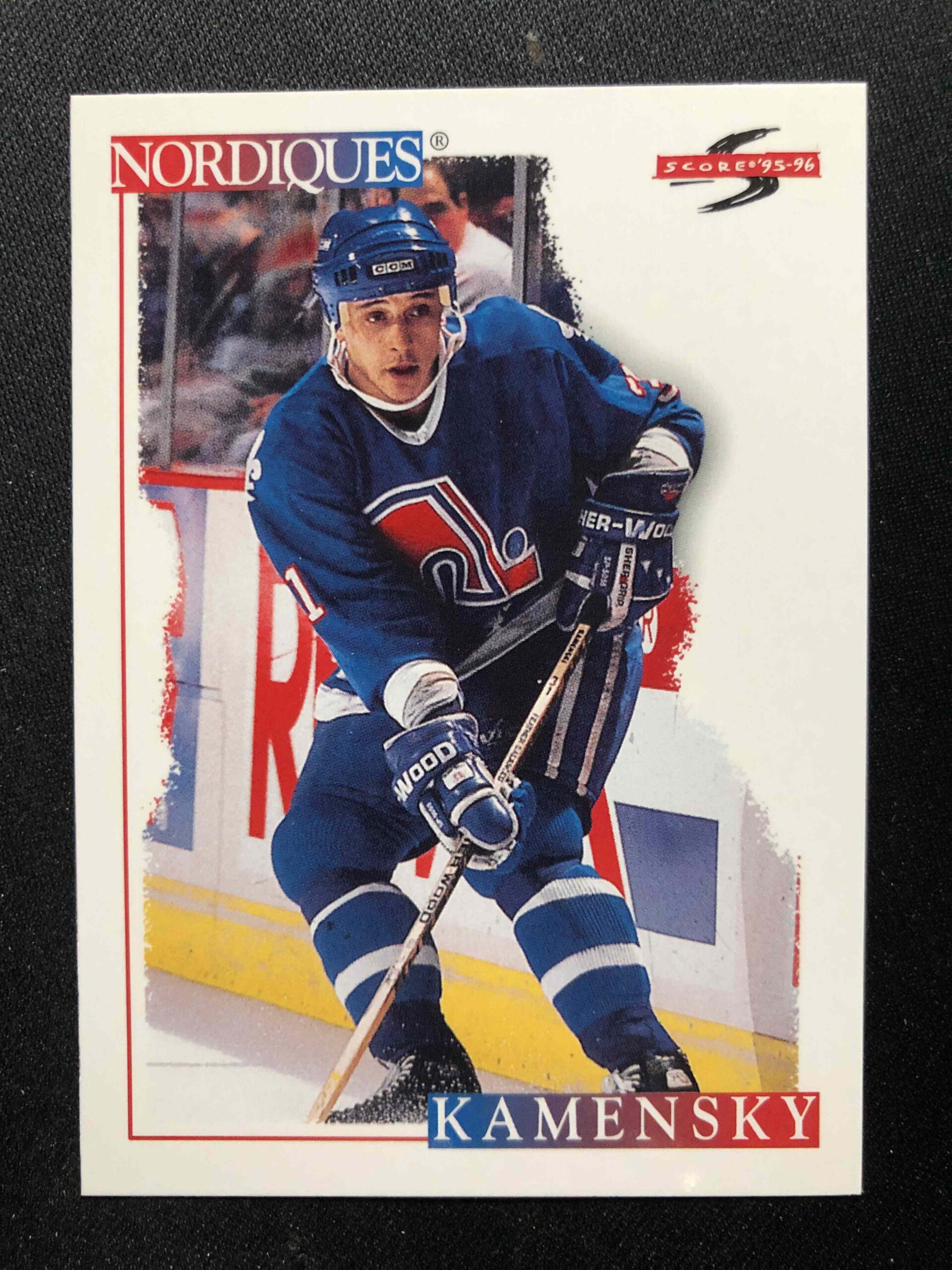 1995/1996 Pinnacle Score Base 268 Valeri Kamensky