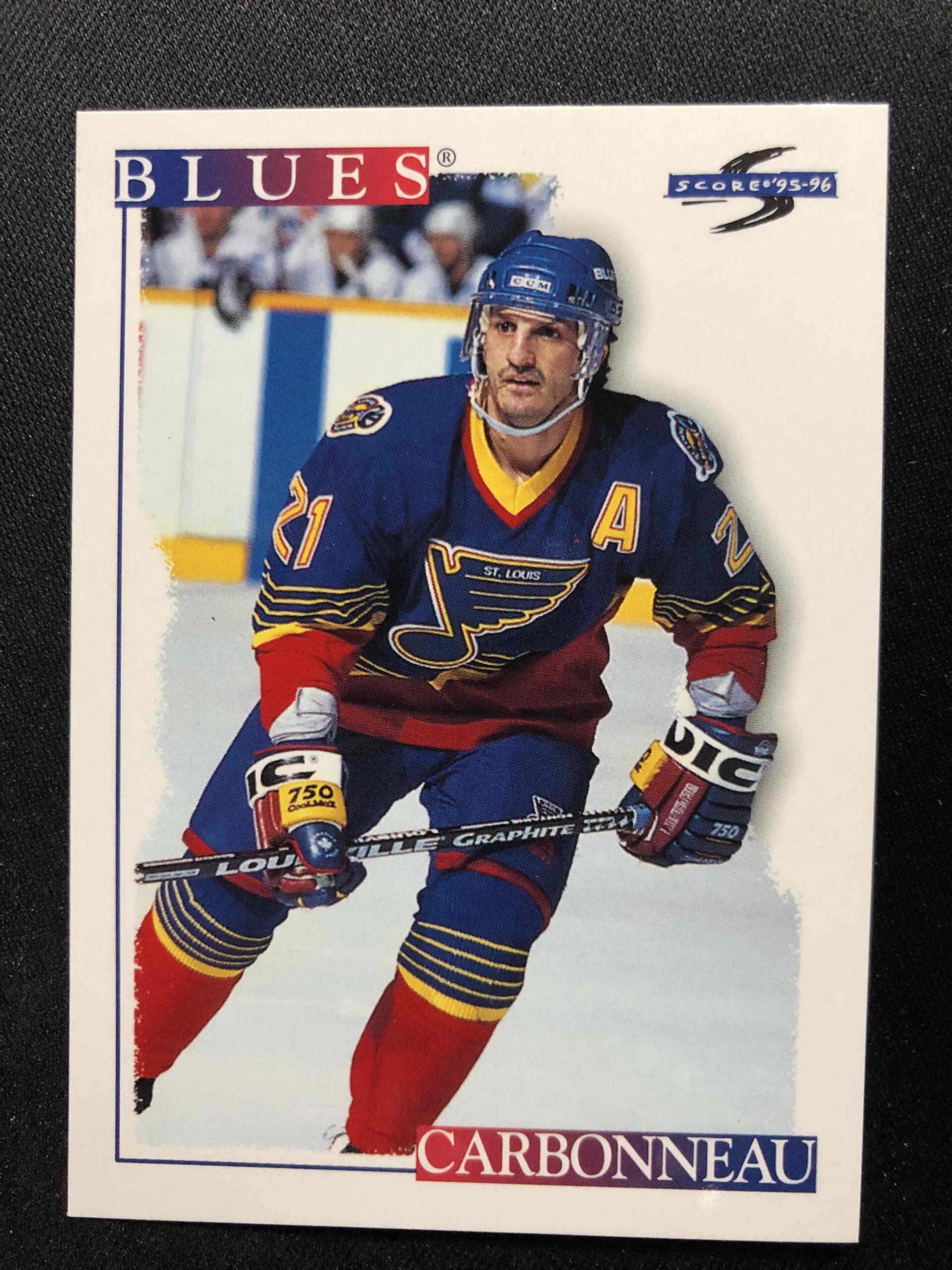 1995/1996 Pinnacle Score Base 280 Guy Carbonneau