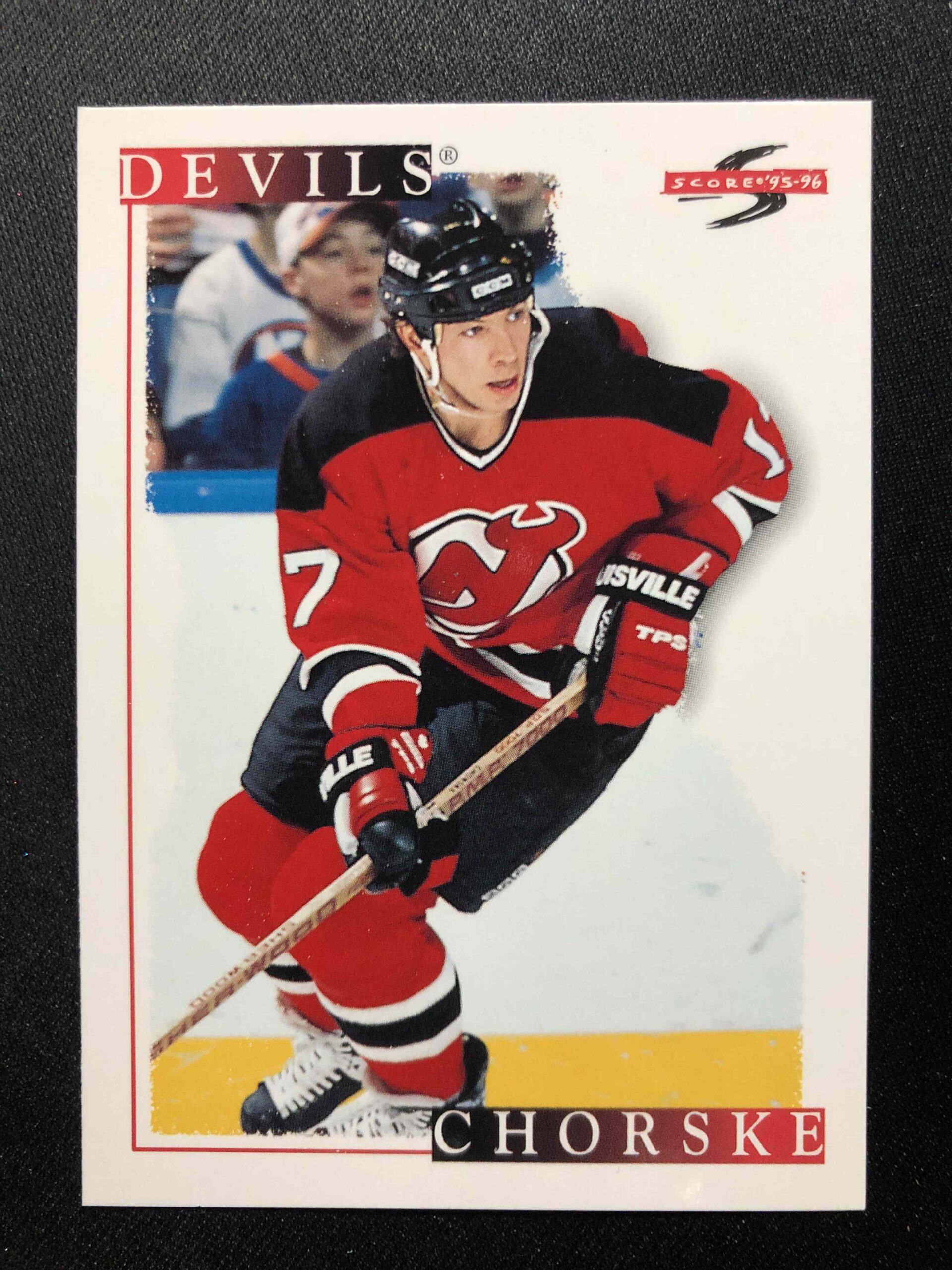 1995/1996 Pinnacle Score Base 284 Tom Chorske