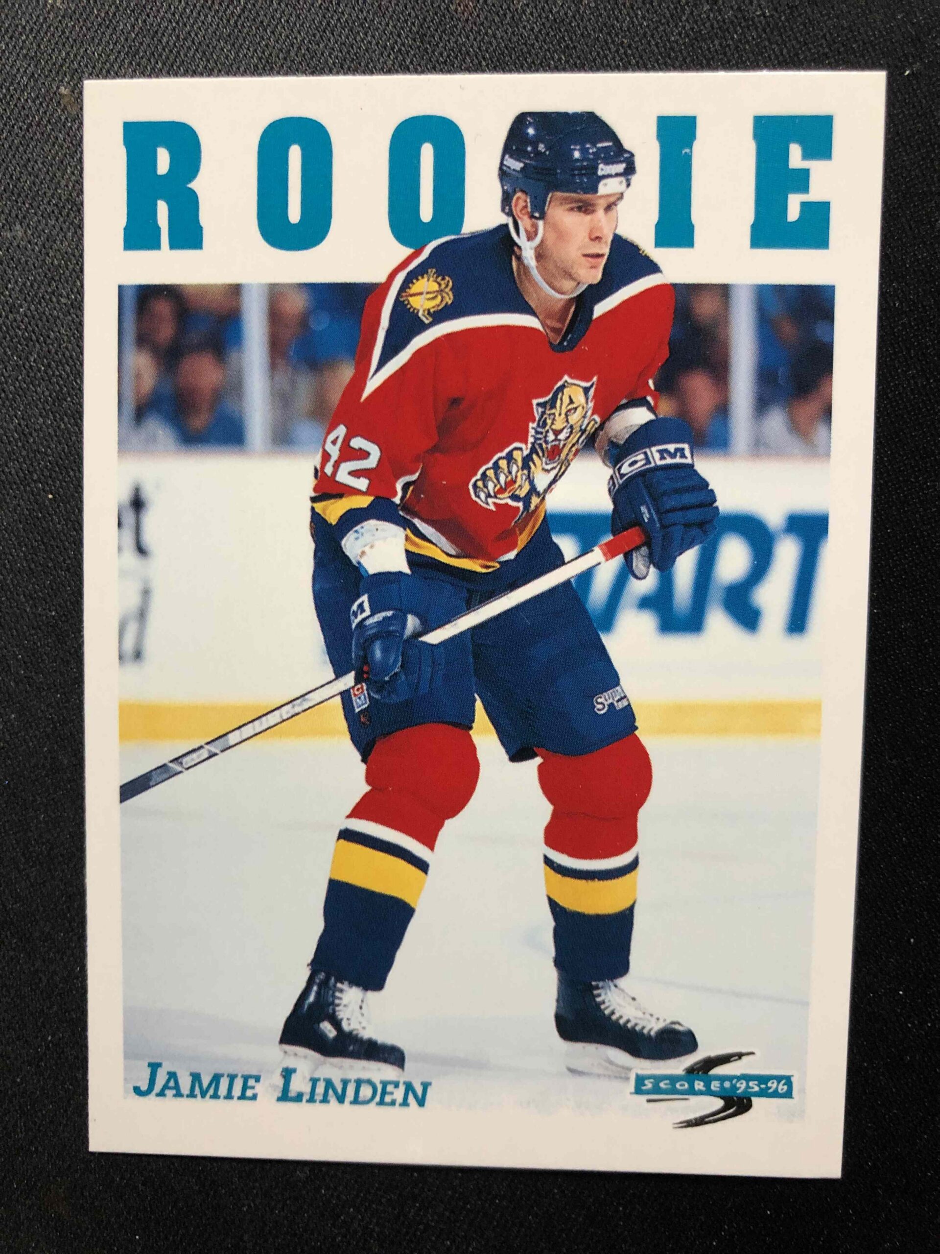 1995/1996 Pinnacle Score Base 313 Jamie Linden