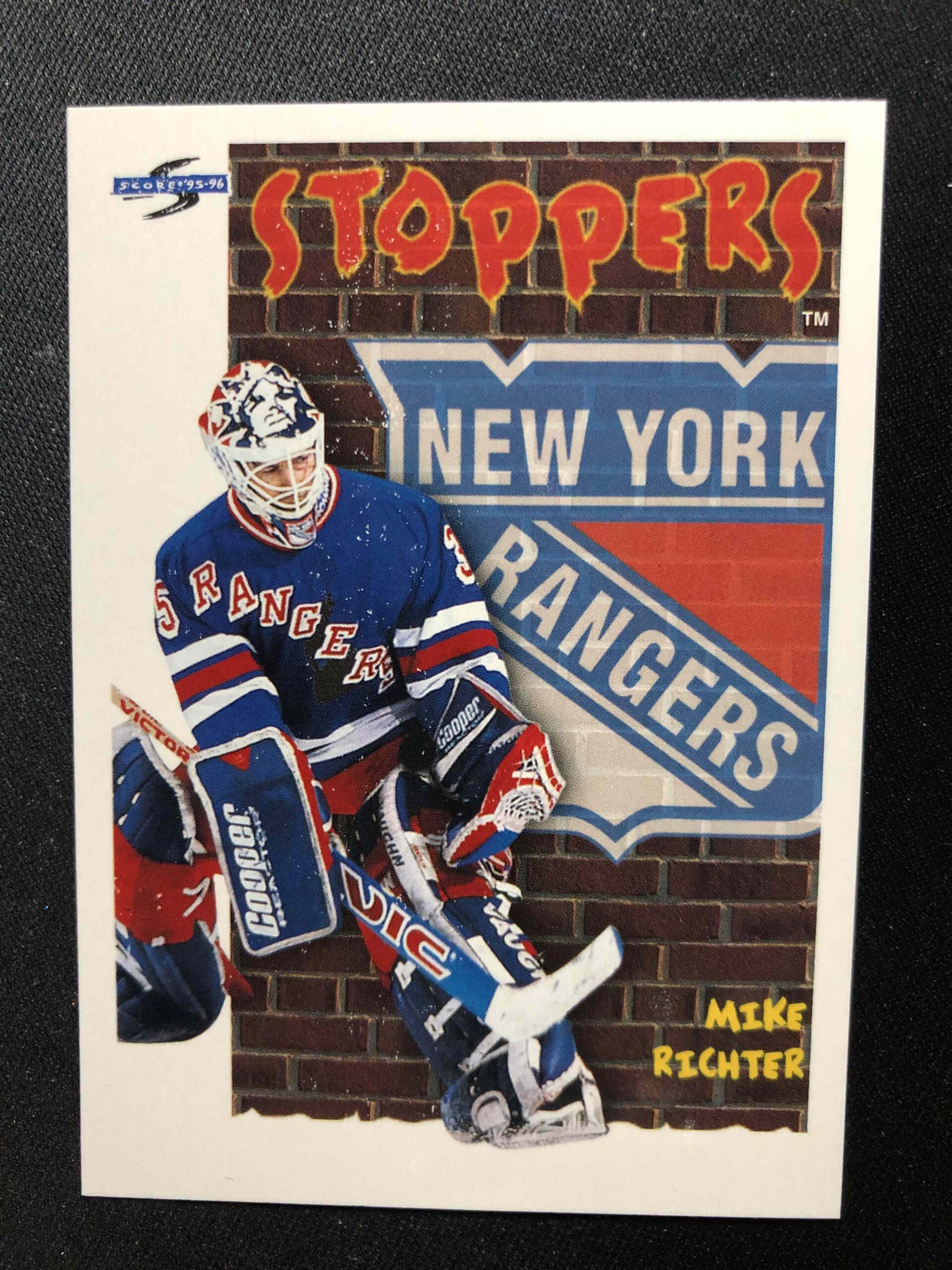 1995/1996 Pinnacle Score Base 321 Mike Richter