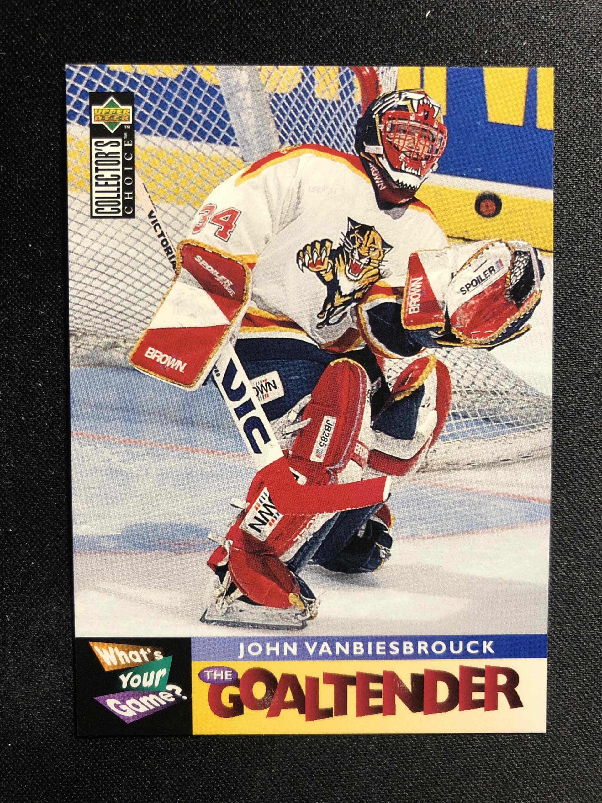 1995/1996 Upper Deck Collectors Choice Base 368 John Vanbiesbrouck