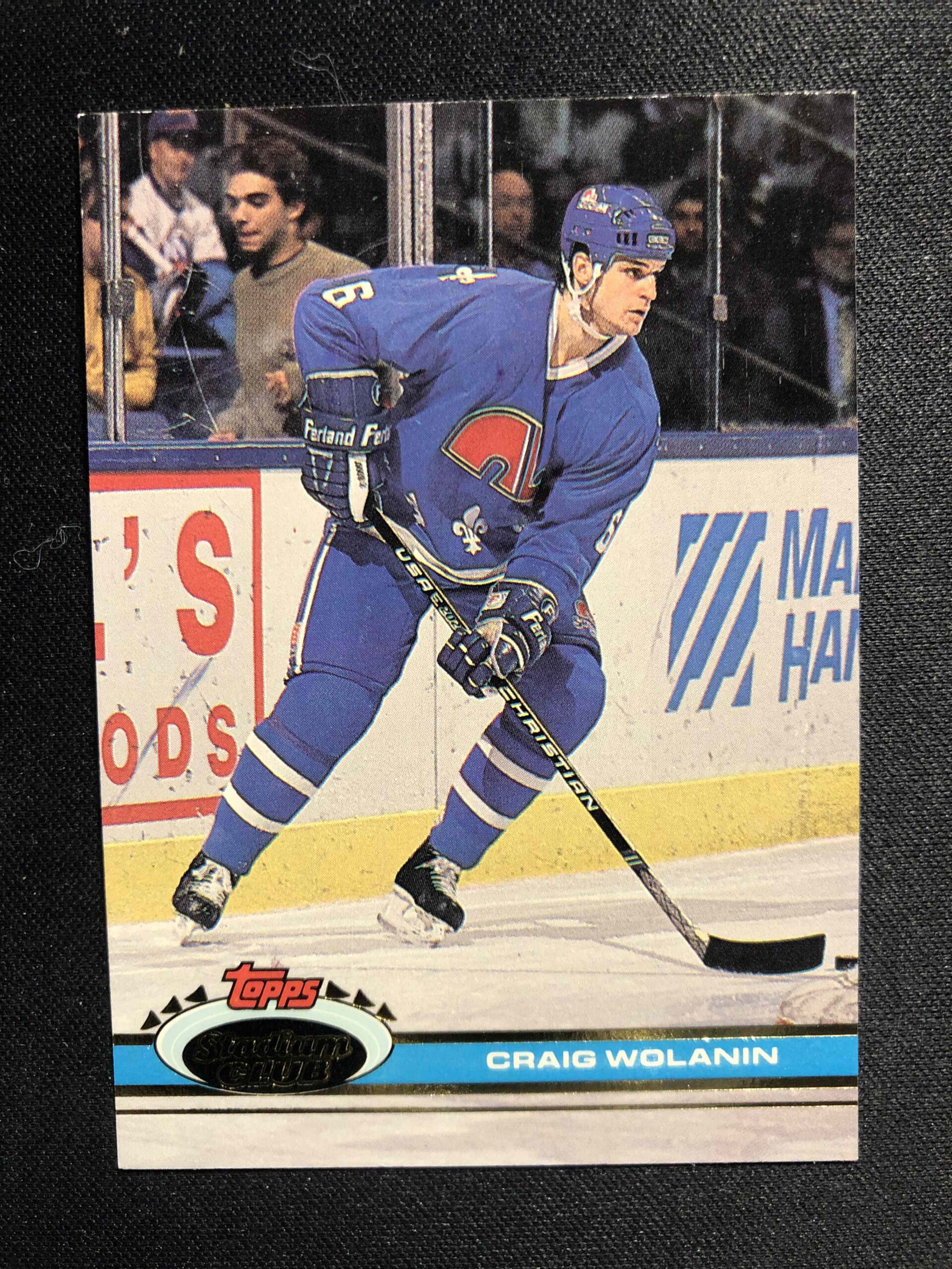 1991/1992 Topps Stadium Club Base 4 Craig Wolanin