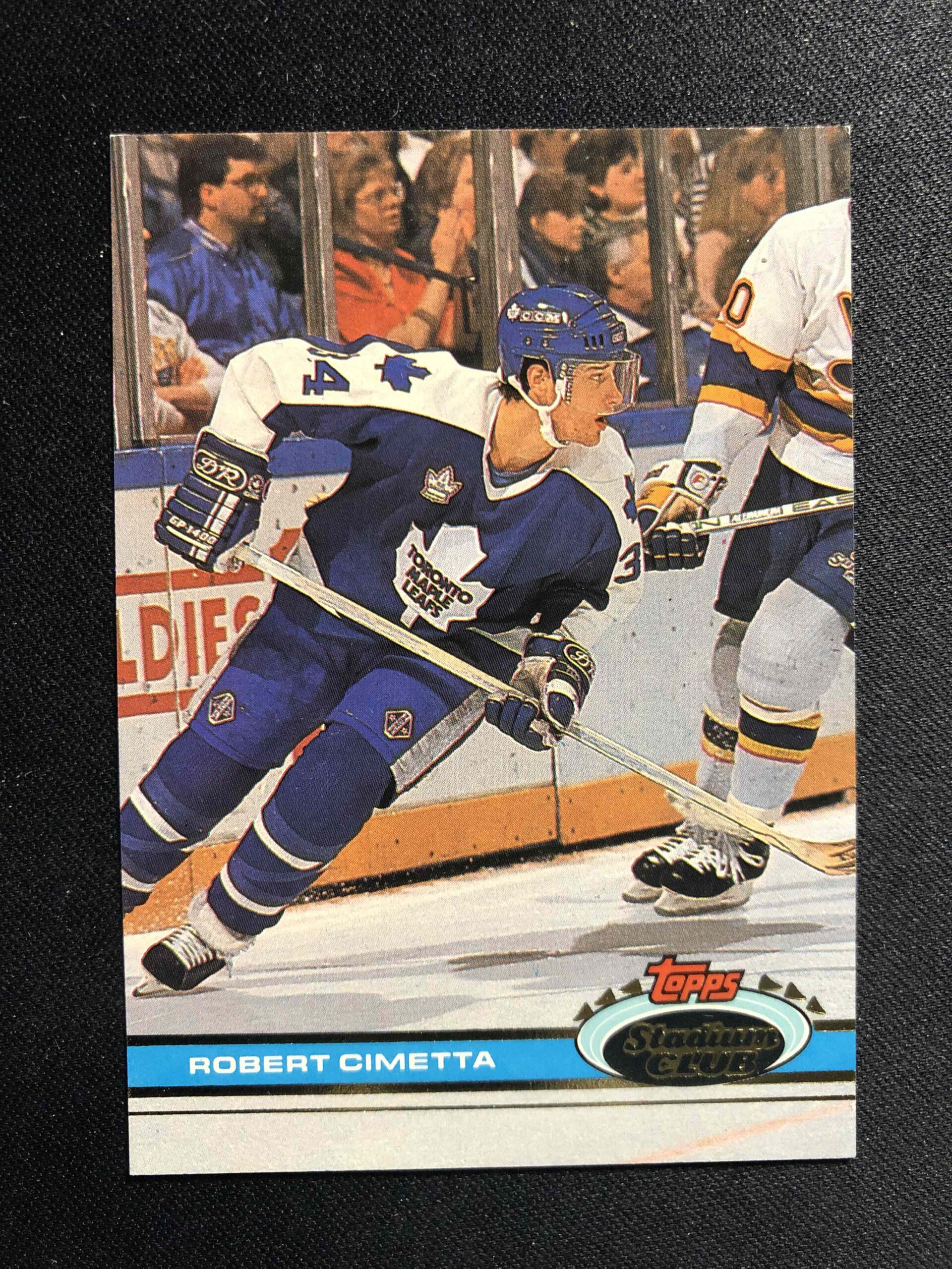1991/1992 Topps Stadium Club Base 9 Robert Cimetta