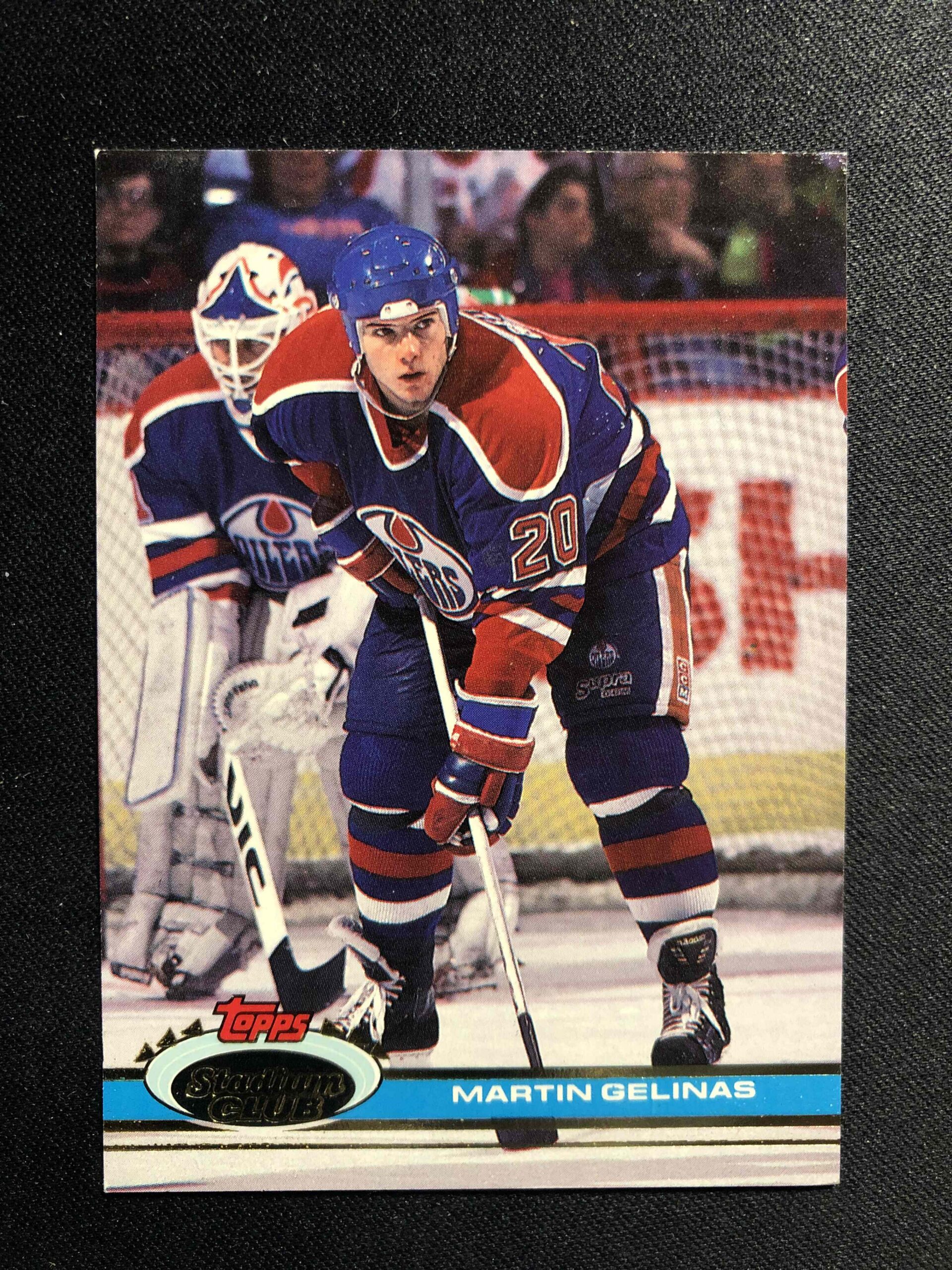 1991/1992 Topps Stadium Club Base 11 Martin Gelinas