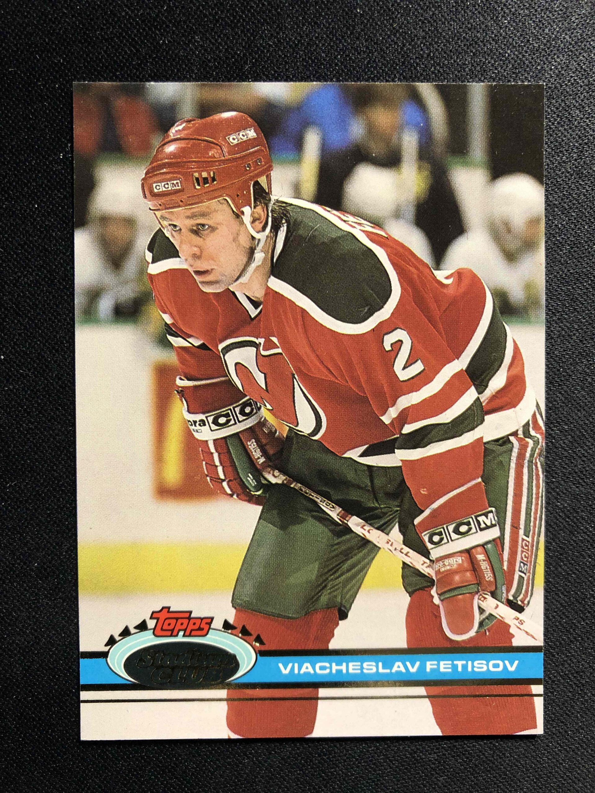 1991/1992 Topps Stadium Club Base 24 Viacheslav Fetisov