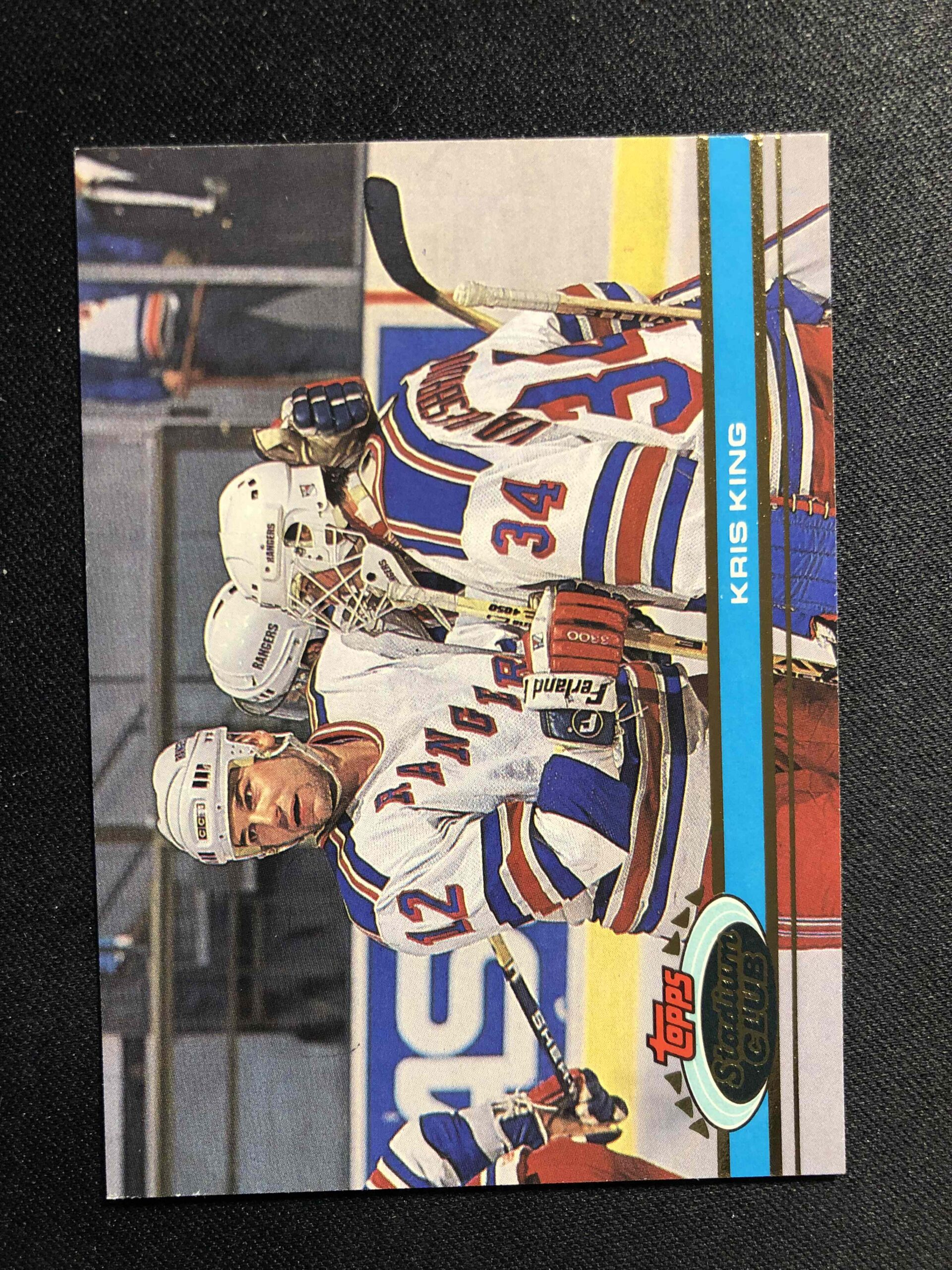 1991/1992 Topps Stadium Club Base 26 Kris King