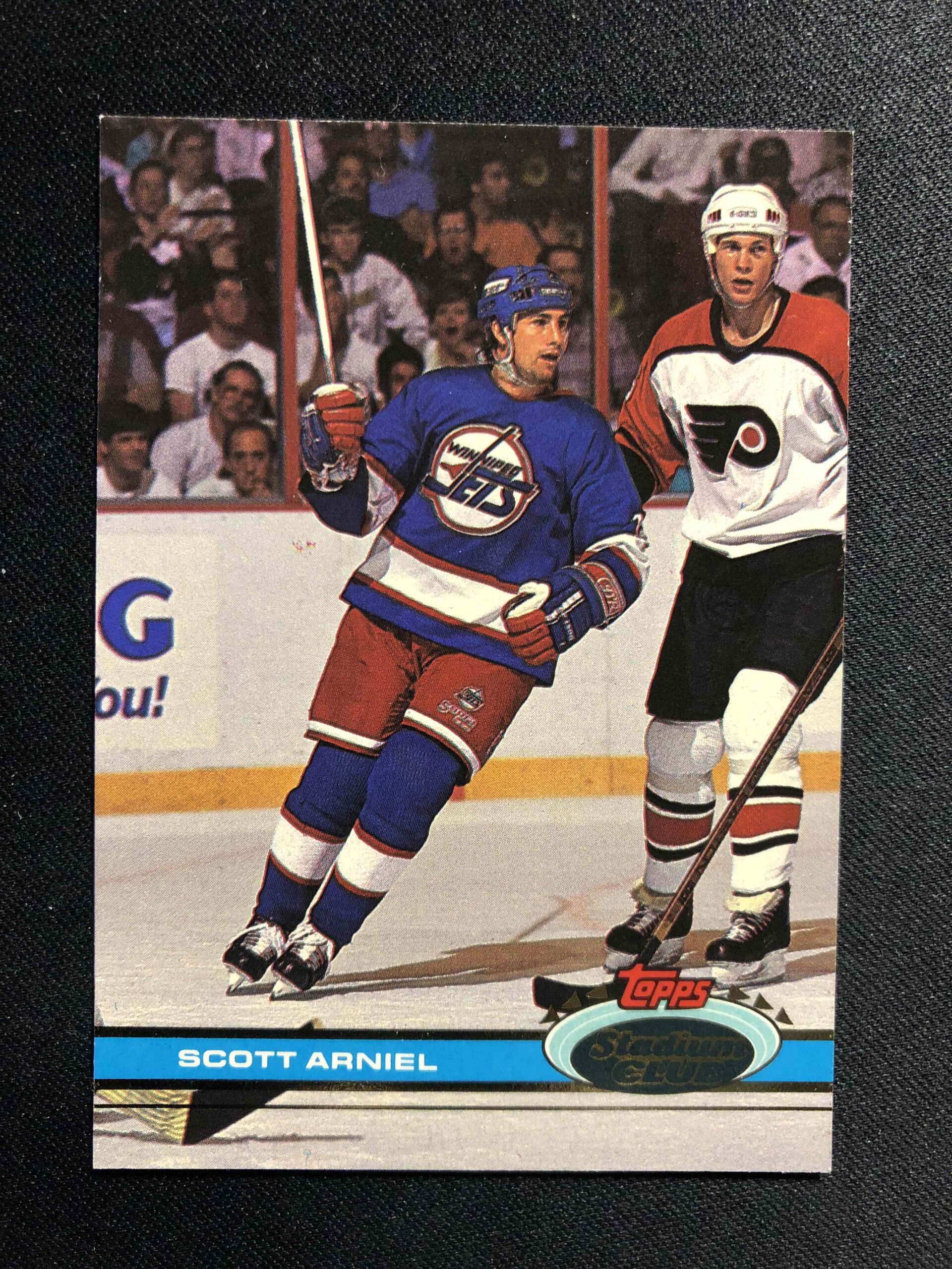 1991/1992 Topps Stadium Club Base 30 Scott Arniel