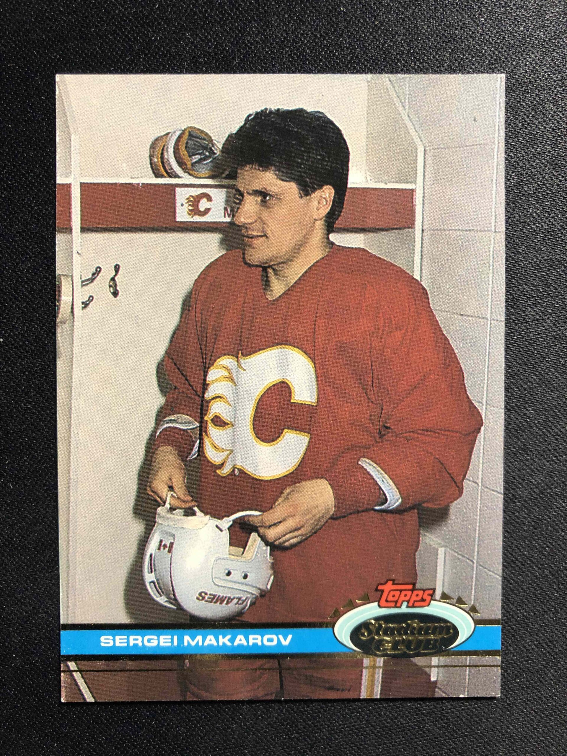 1991/1992 Topps Stadium Club Base 31 Sergei Makarov