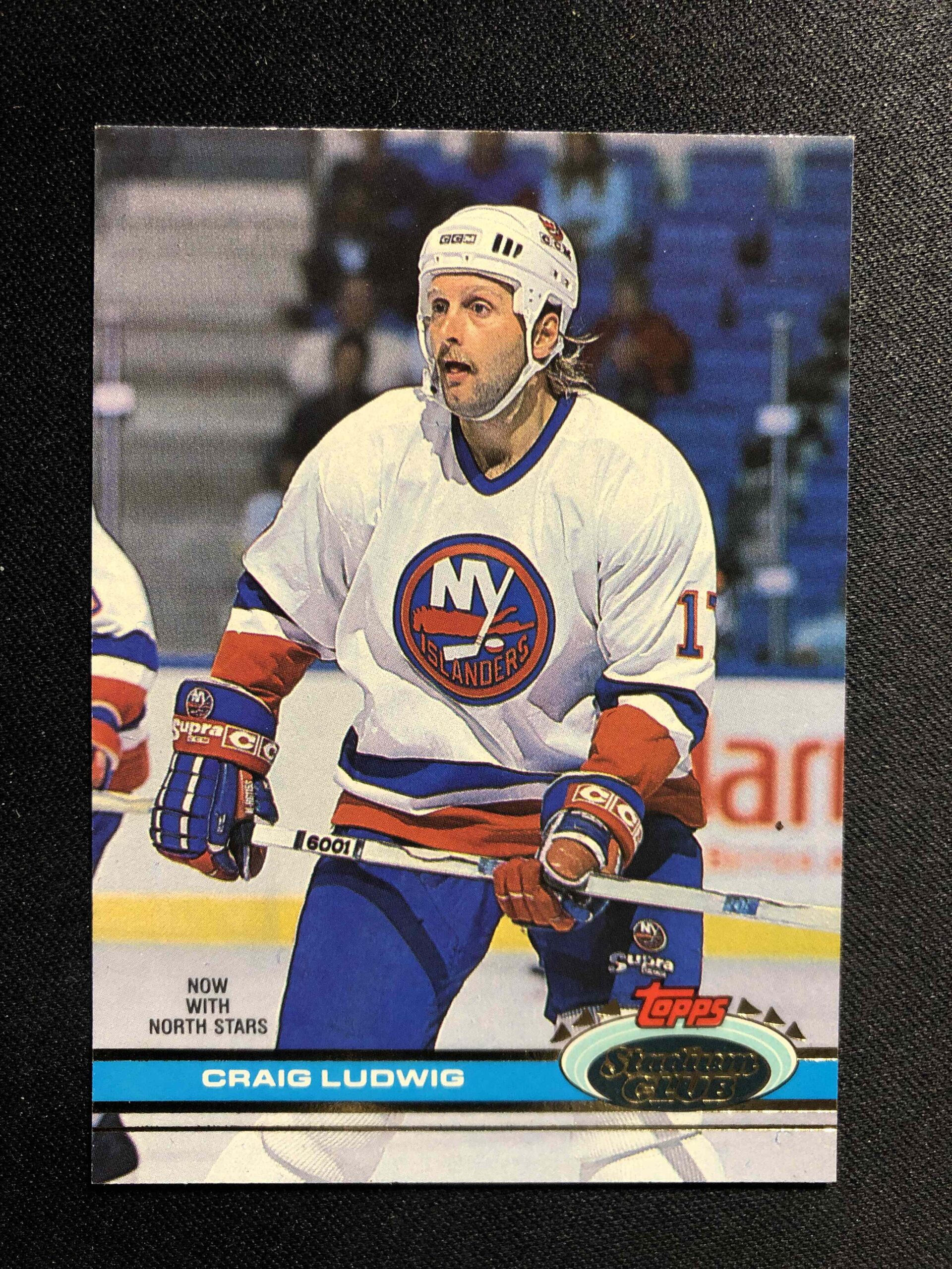 1991/1992 Topps Stadium Club Base 38 Craig Ludwig