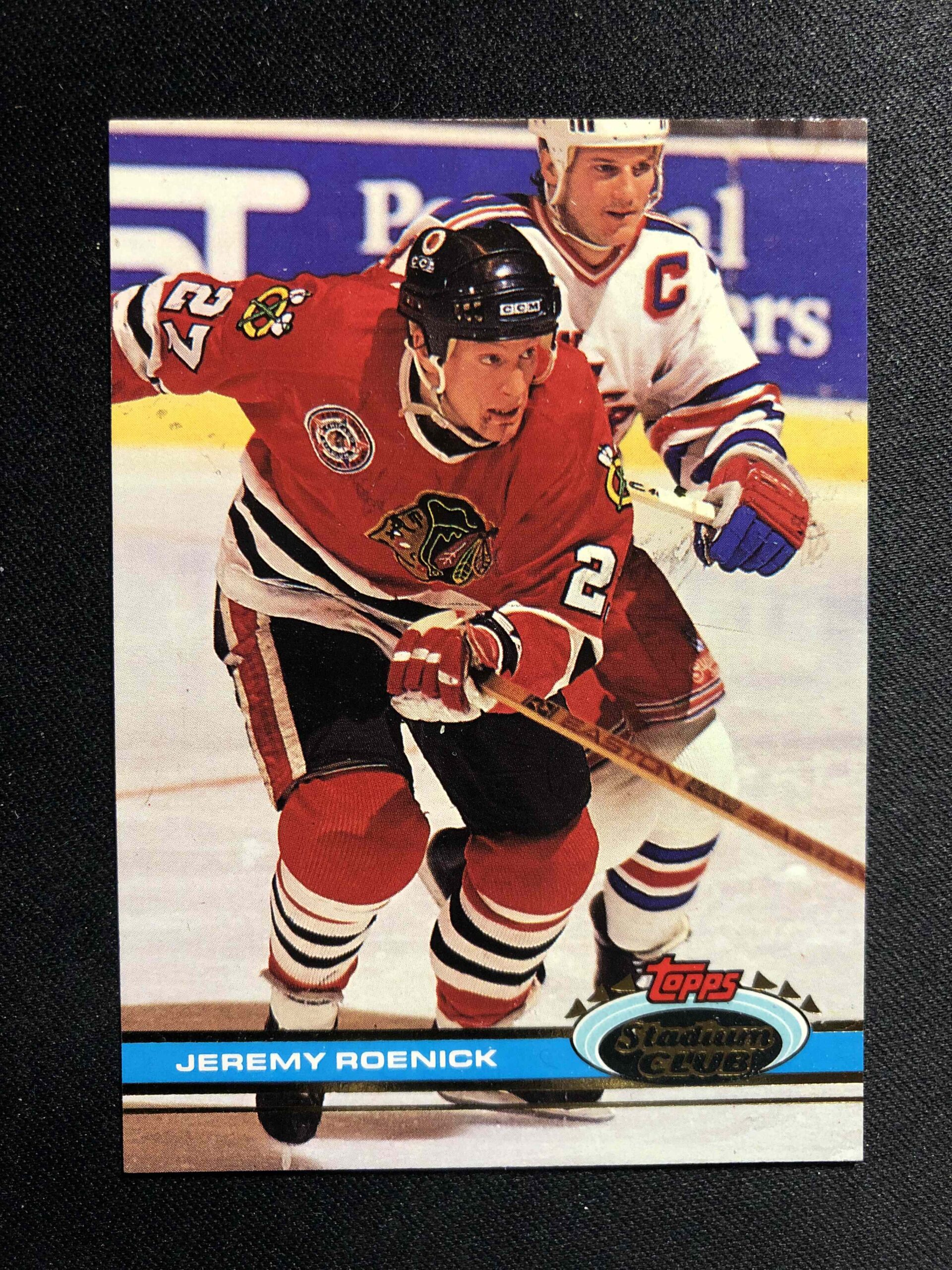 1991/1992 Topps Stadium Club Base 46 Jeremy Roenick