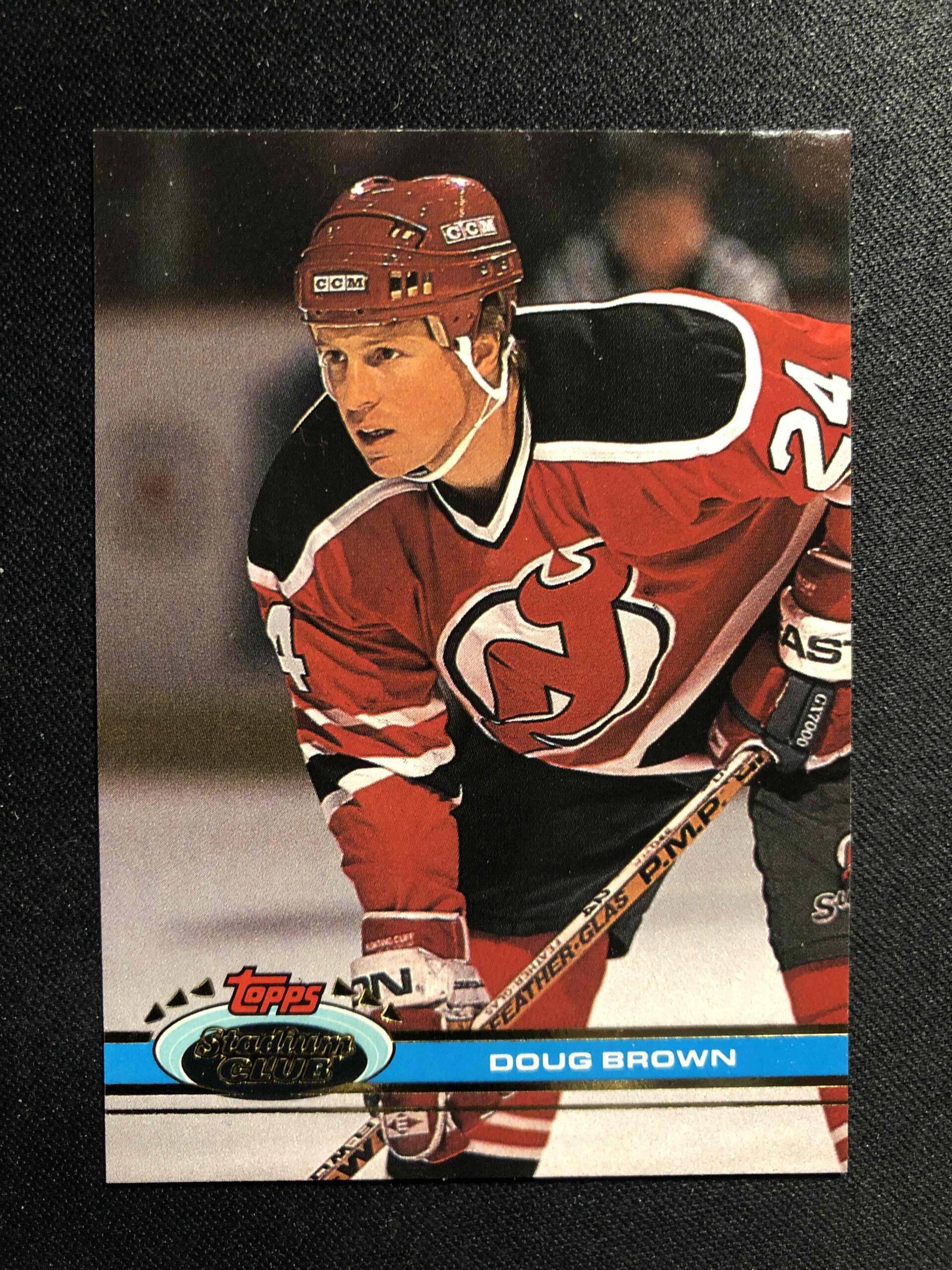 1991/1992 Topps Stadium Club Base 47 Doug Brown