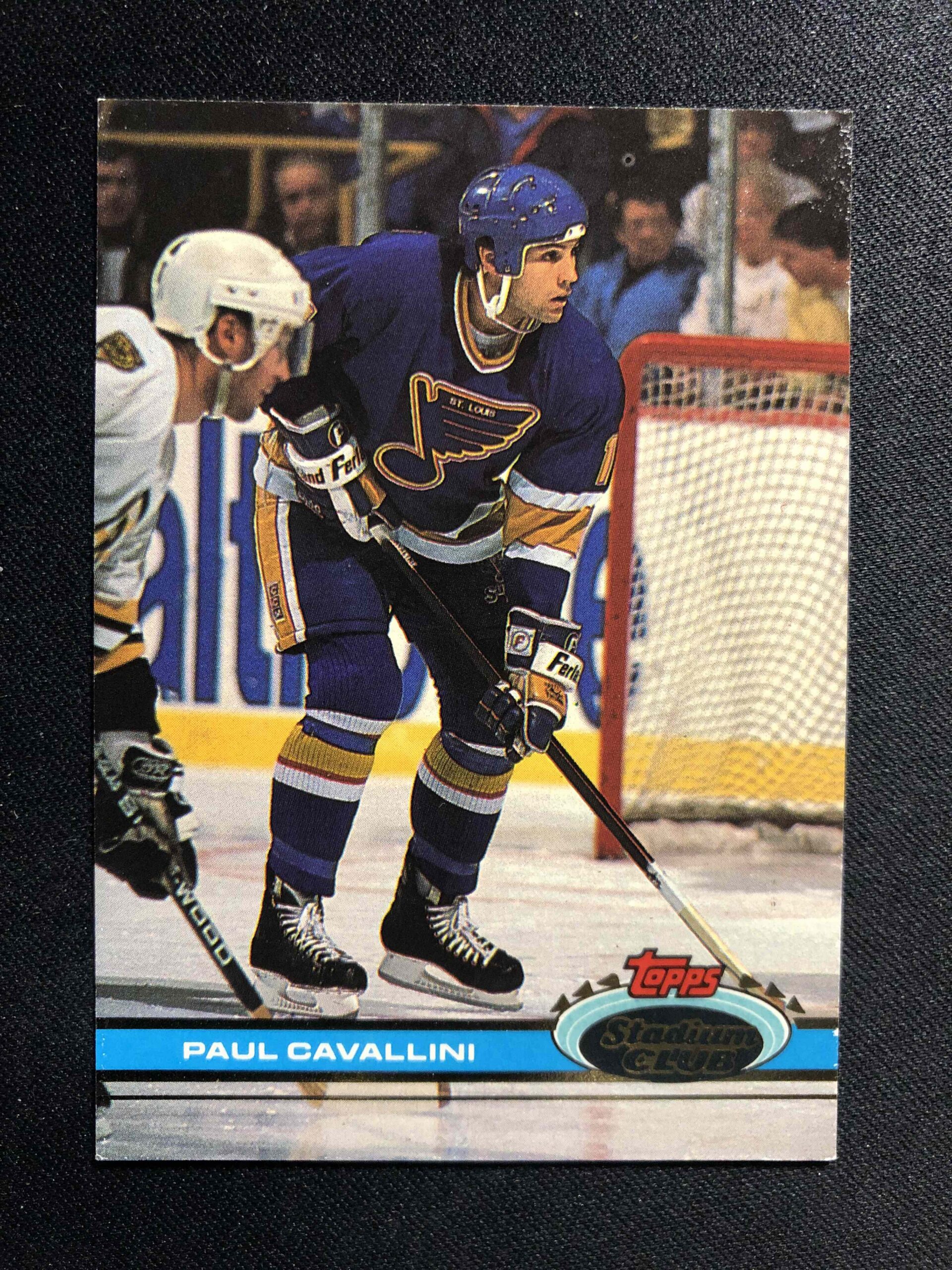 1991/1992 Topps Stadium Club Base 48 Paul Cavallini