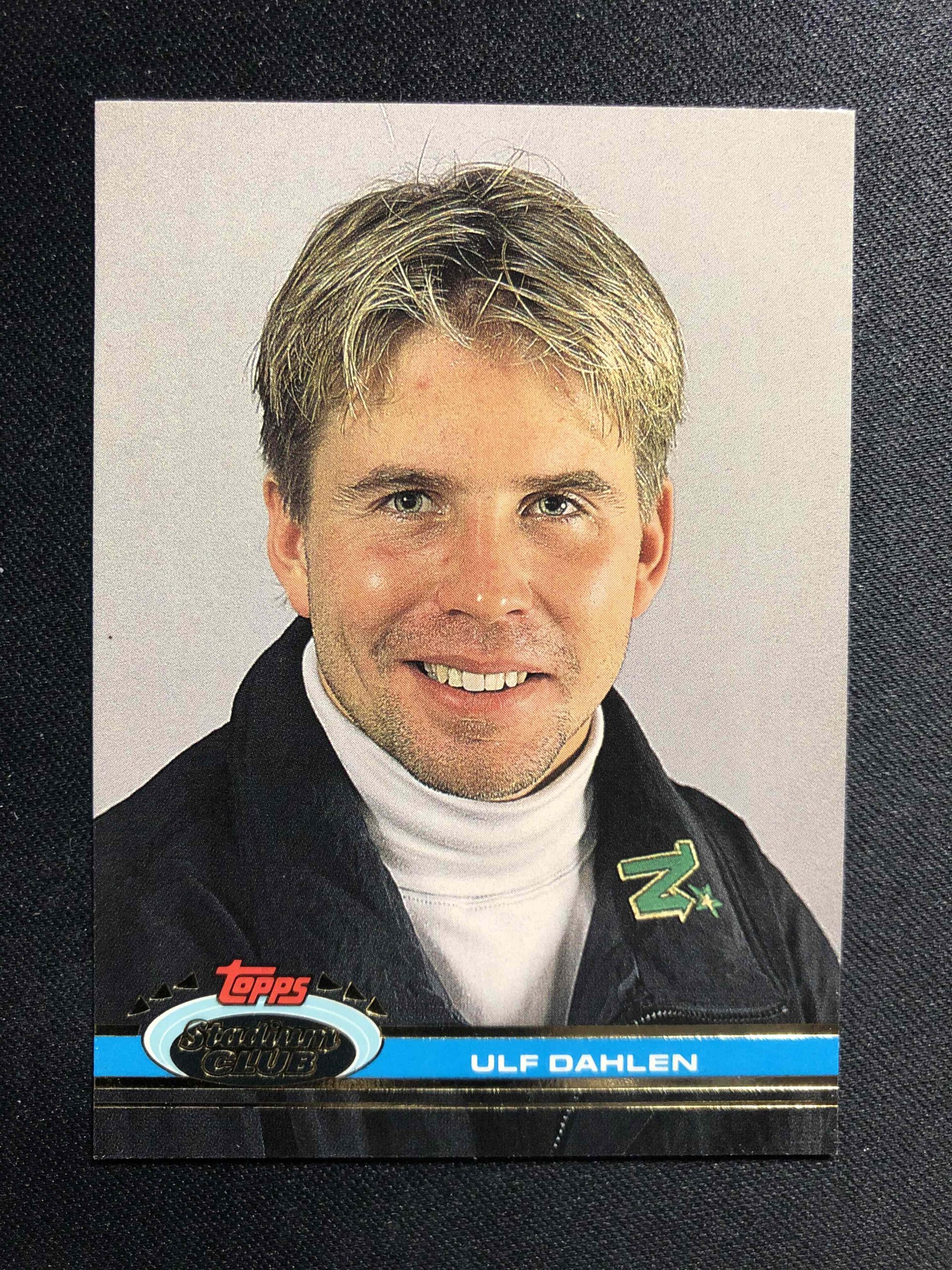 1991/1992 Topps Stadium Club Base 55 Ulf Dahlen